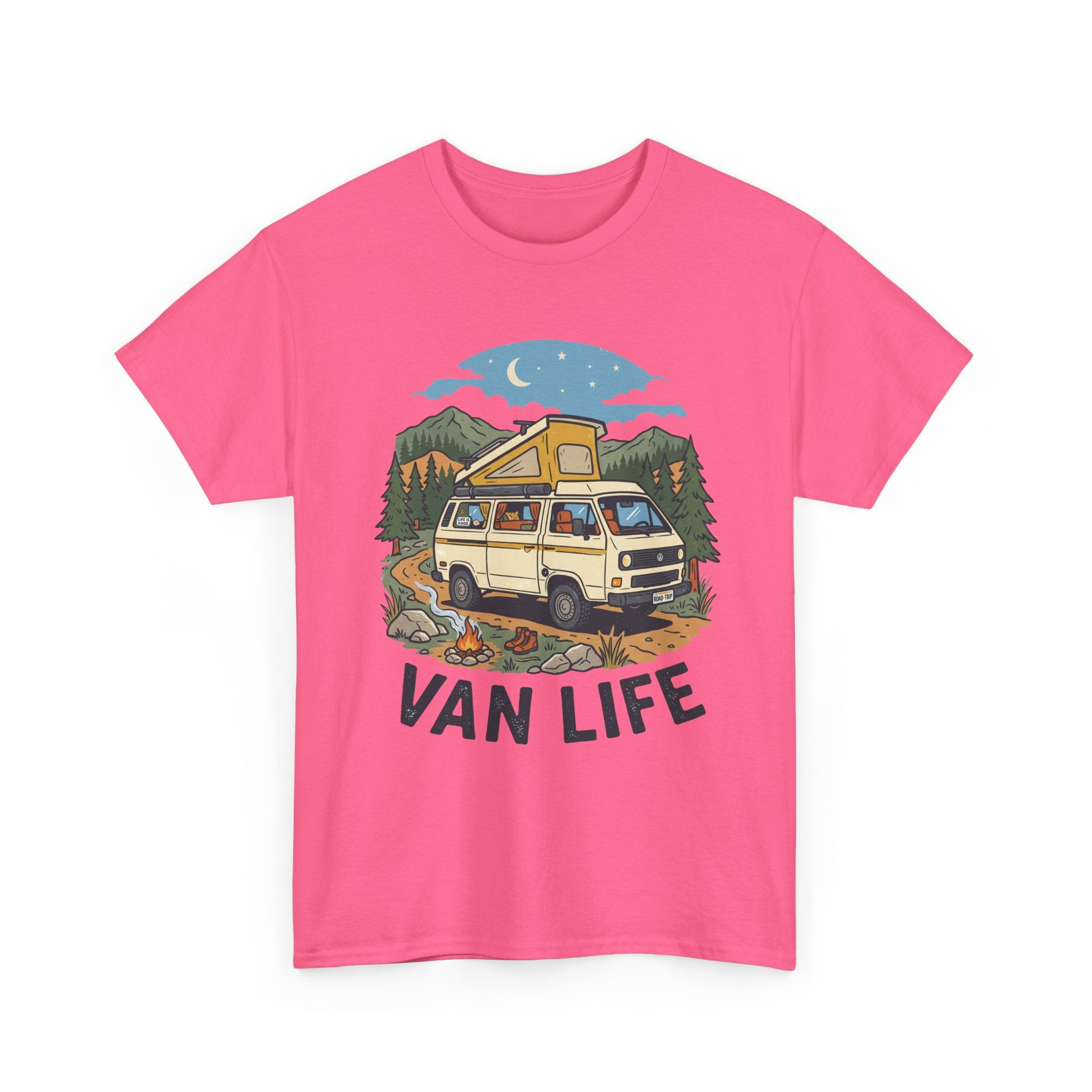 Van Life Tee — Vintage Camper Graphic T-Shirt