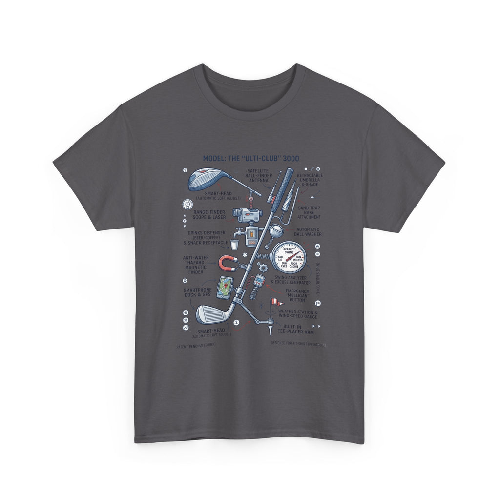 T-Shirt — Golf Club Diagram Vintage Schematic Tee