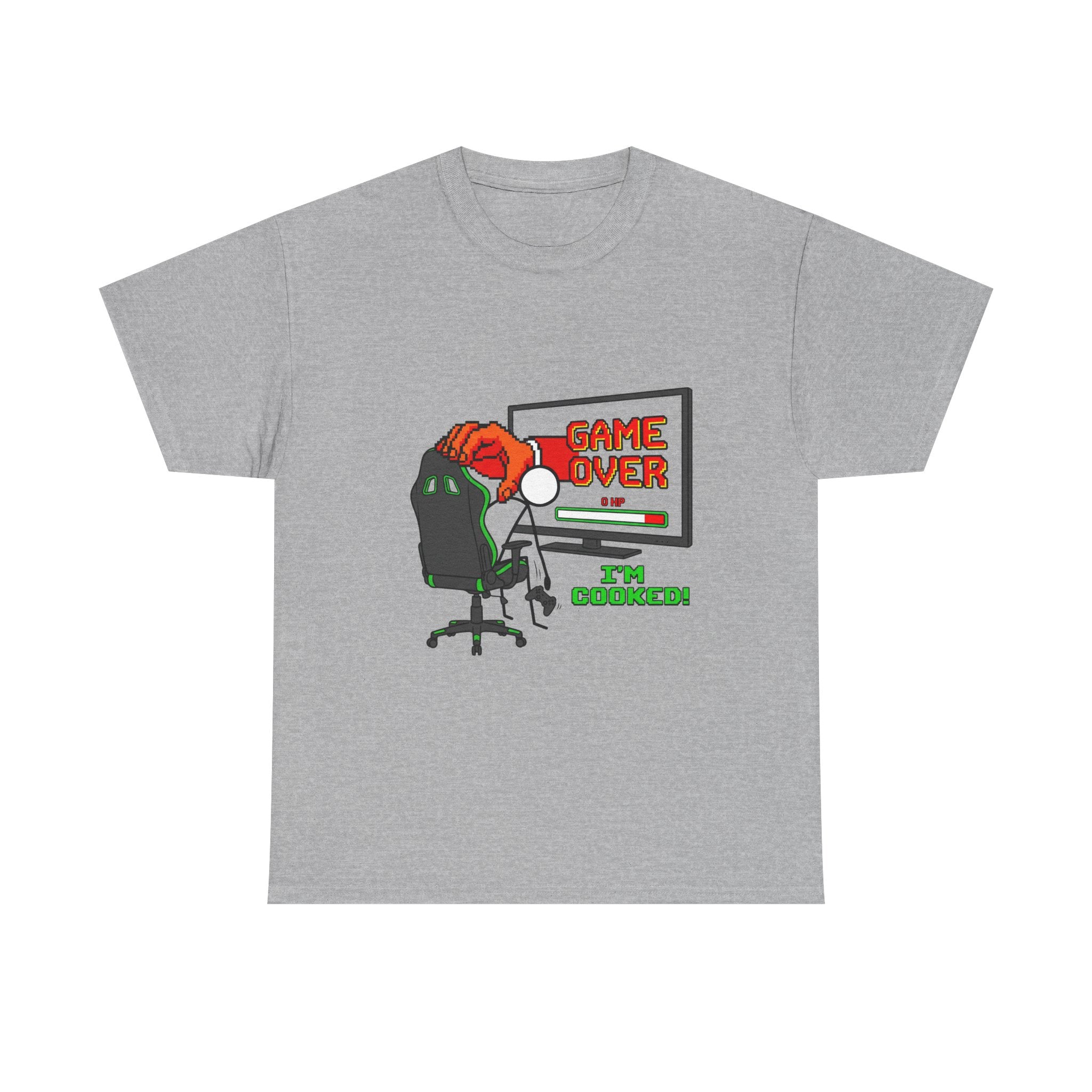 Gamer "Game Over I'm Cooked" T-Shirt