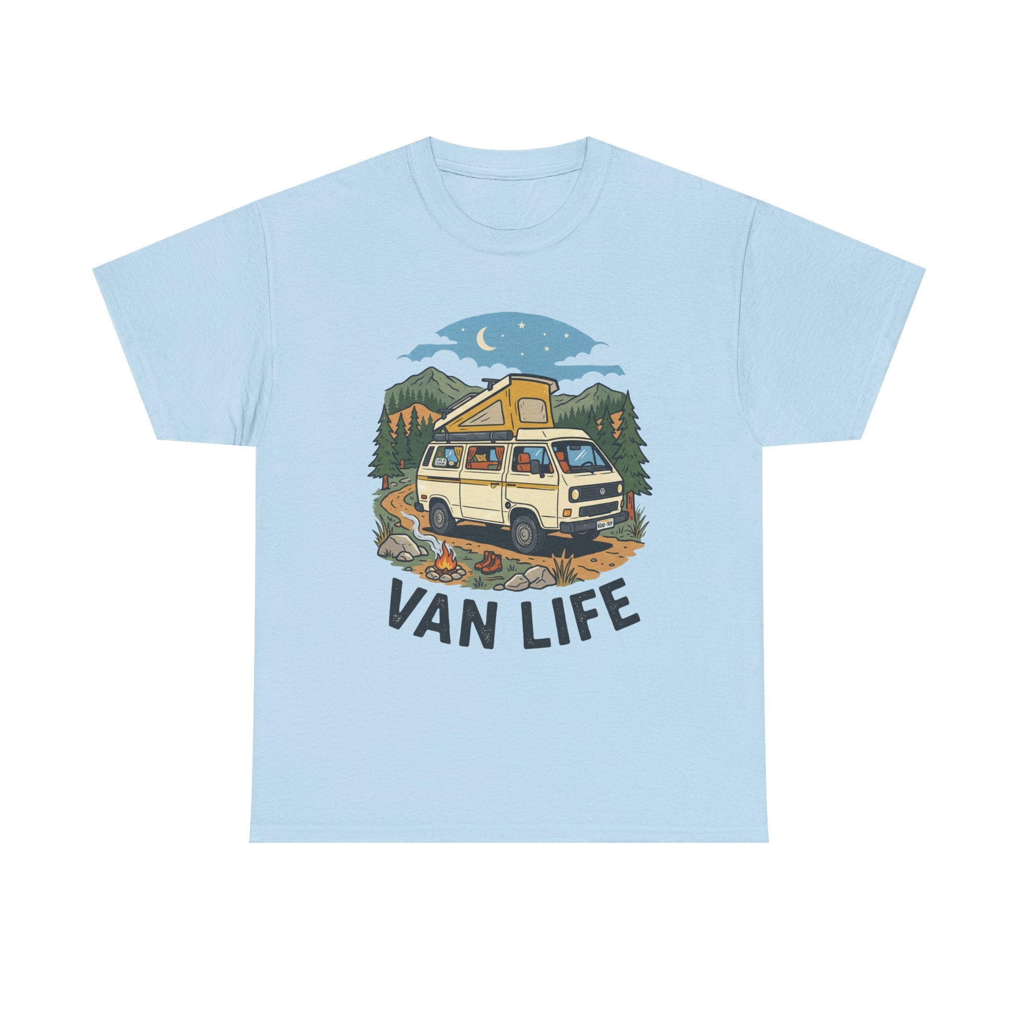 Van Life Tee — Vintage Camper Graphic T-Shirt