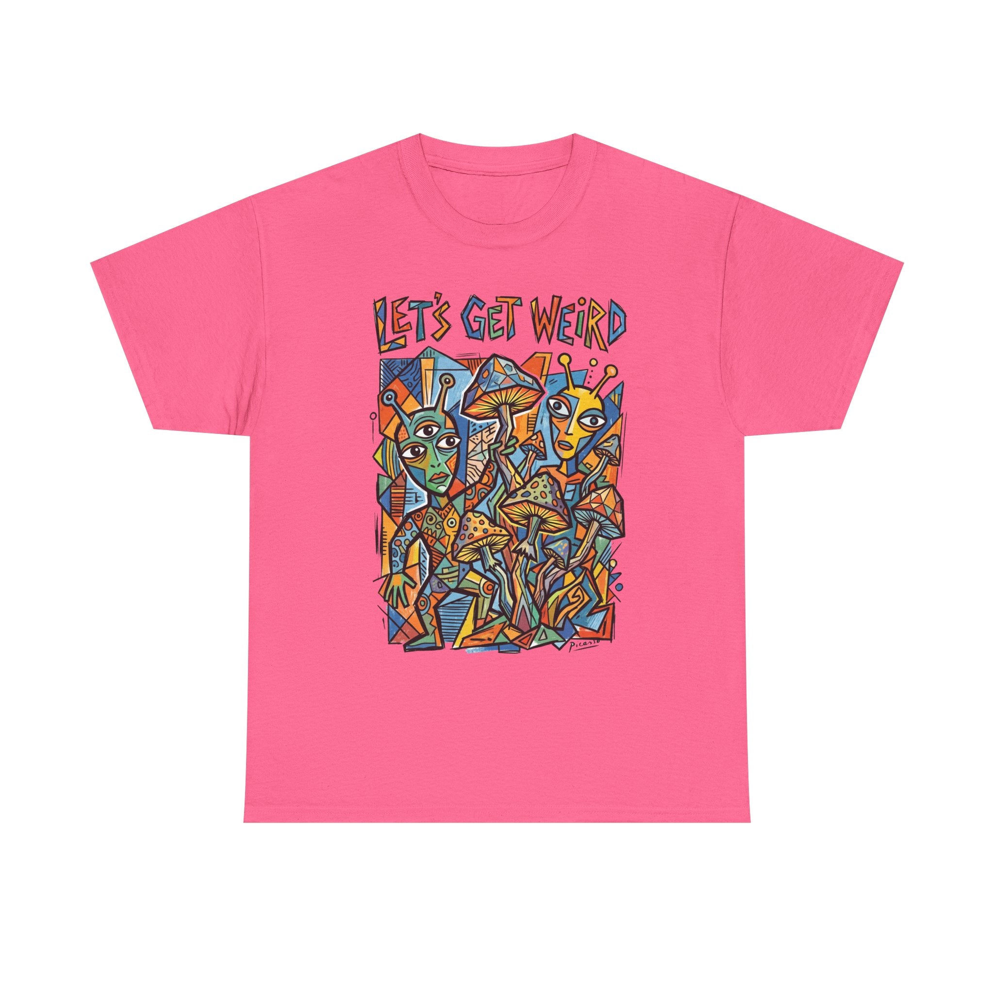 Let's Get Weird Abstract Art T-Shirt — Colorful Psychedelic Graphic Tee