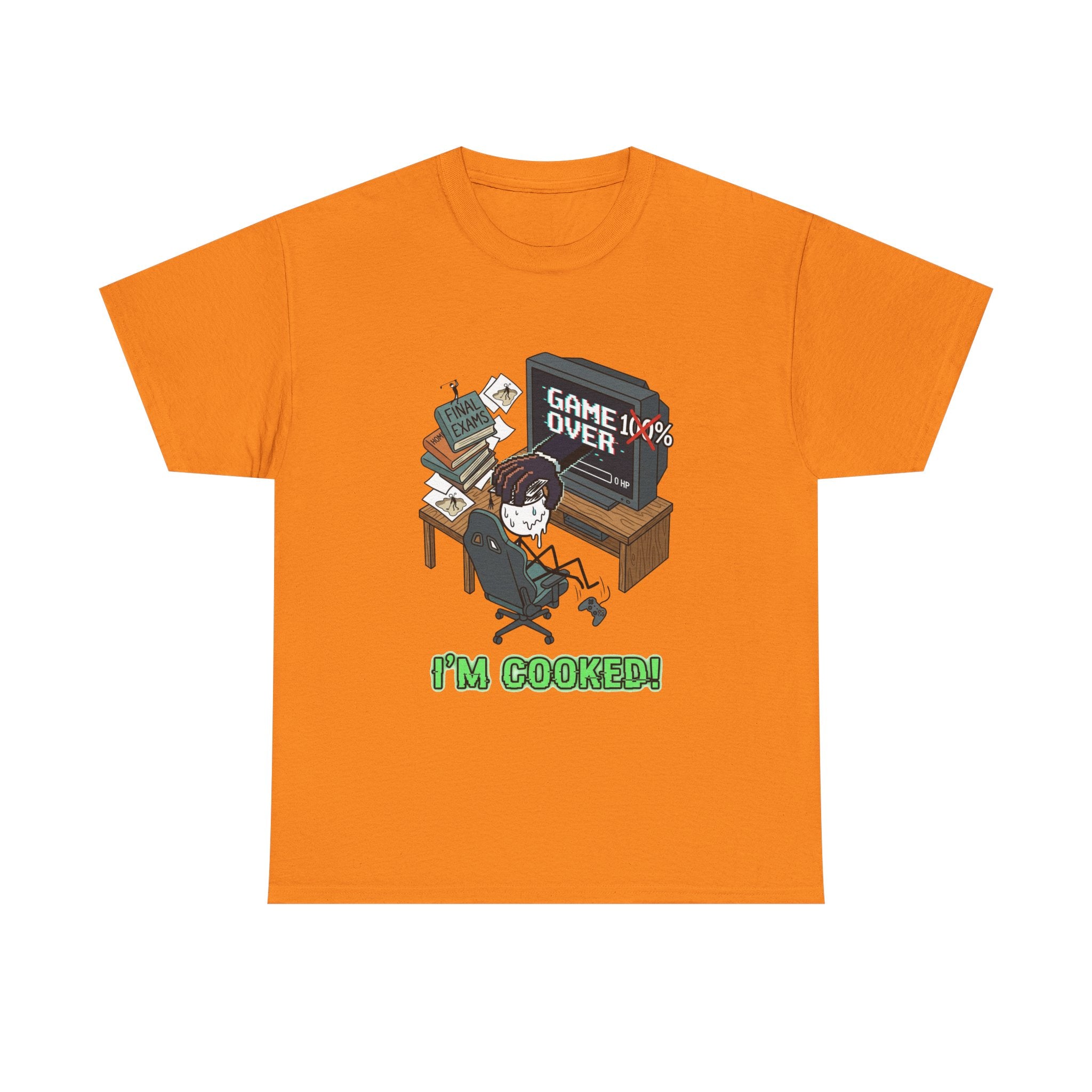 Gamer 'Game Over I'm Cooked' Graphic Tee