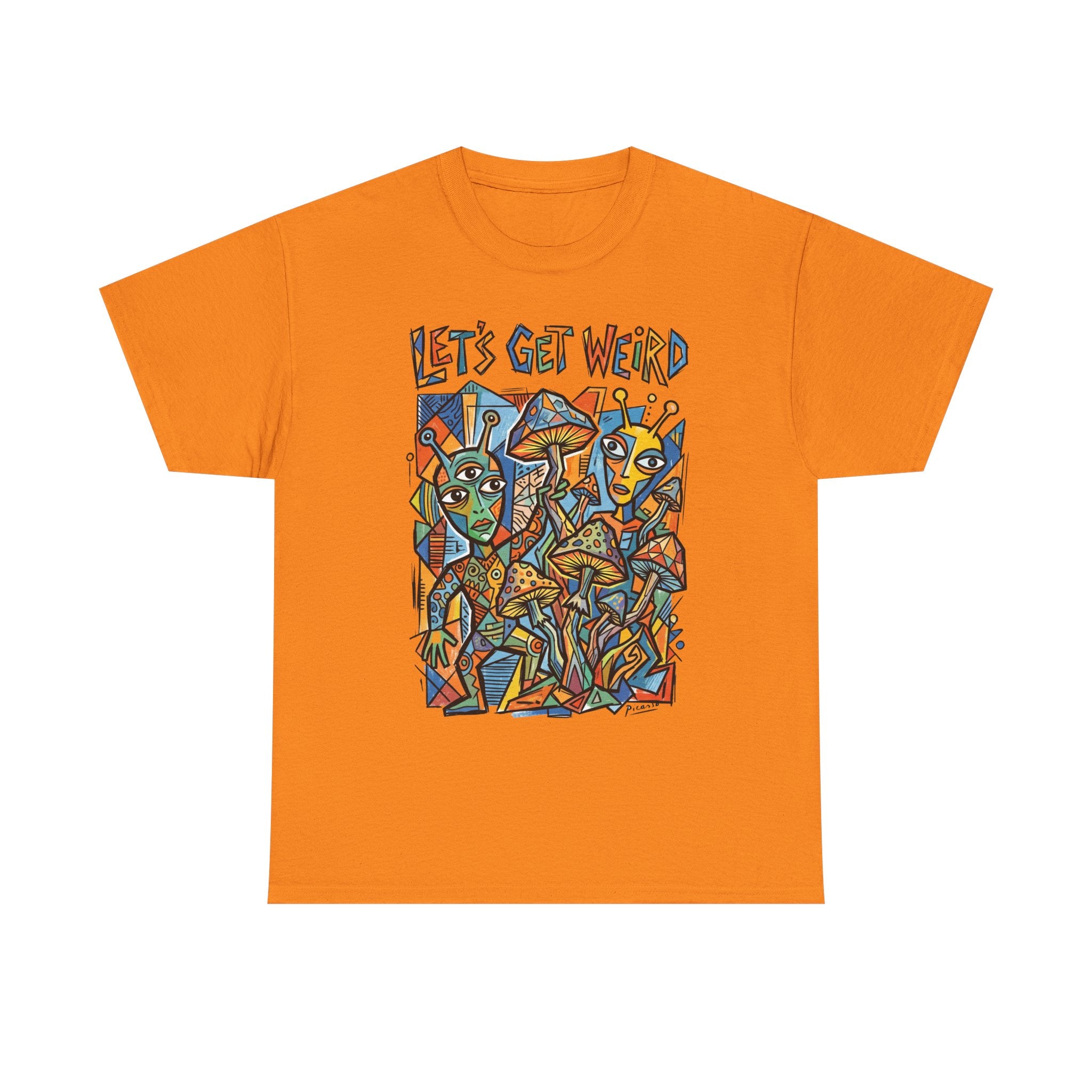 Let's Get Weird Abstract Art T-Shirt — Colorful Psychedelic Graphic Tee