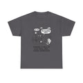 Fishing Cartoon T-Shirt — “Fishing: A Tale of Luck, Skill, and... Unfair Competition”