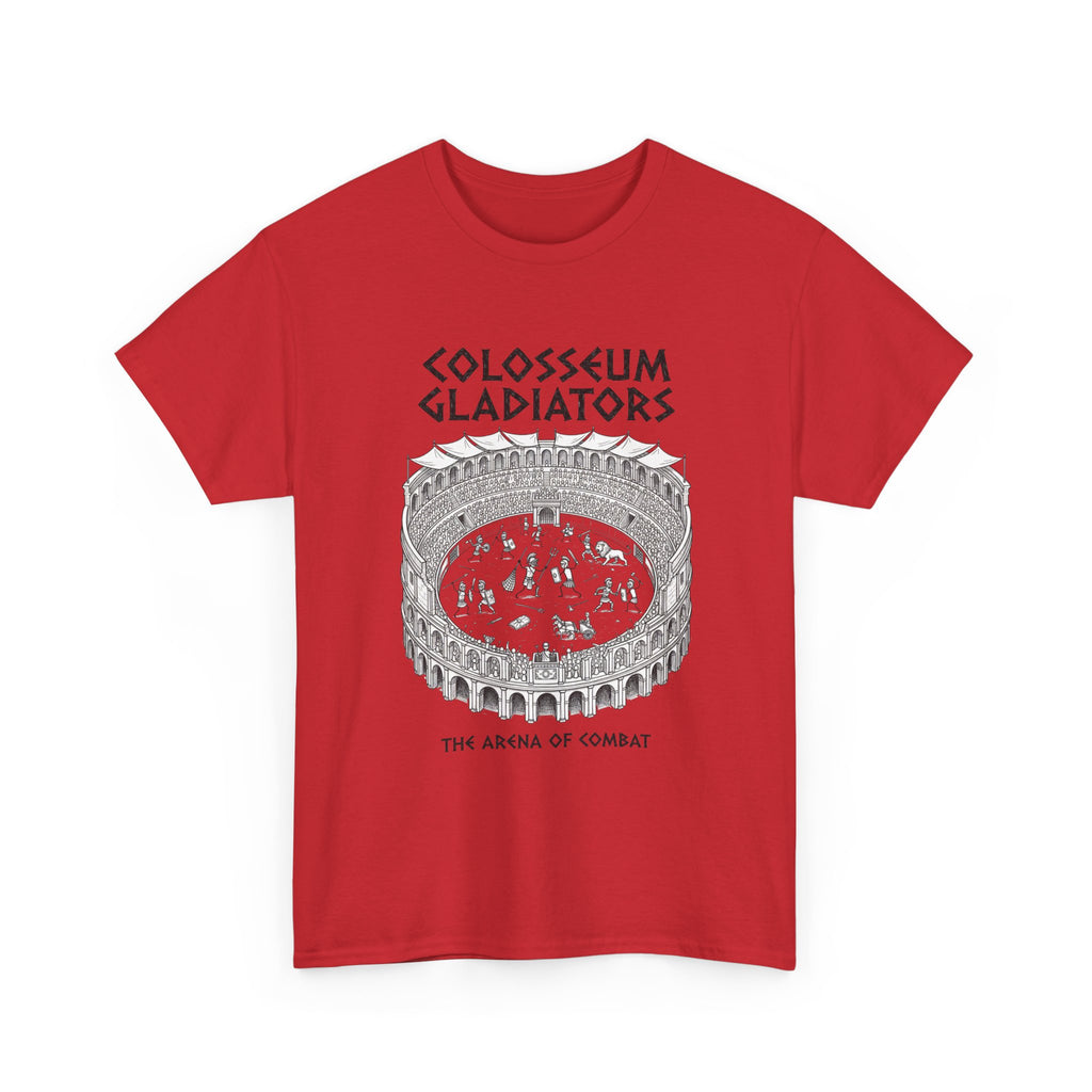 Colosseum Gladiators Tee — Ancient Roman Arena Graphic T-Shirt