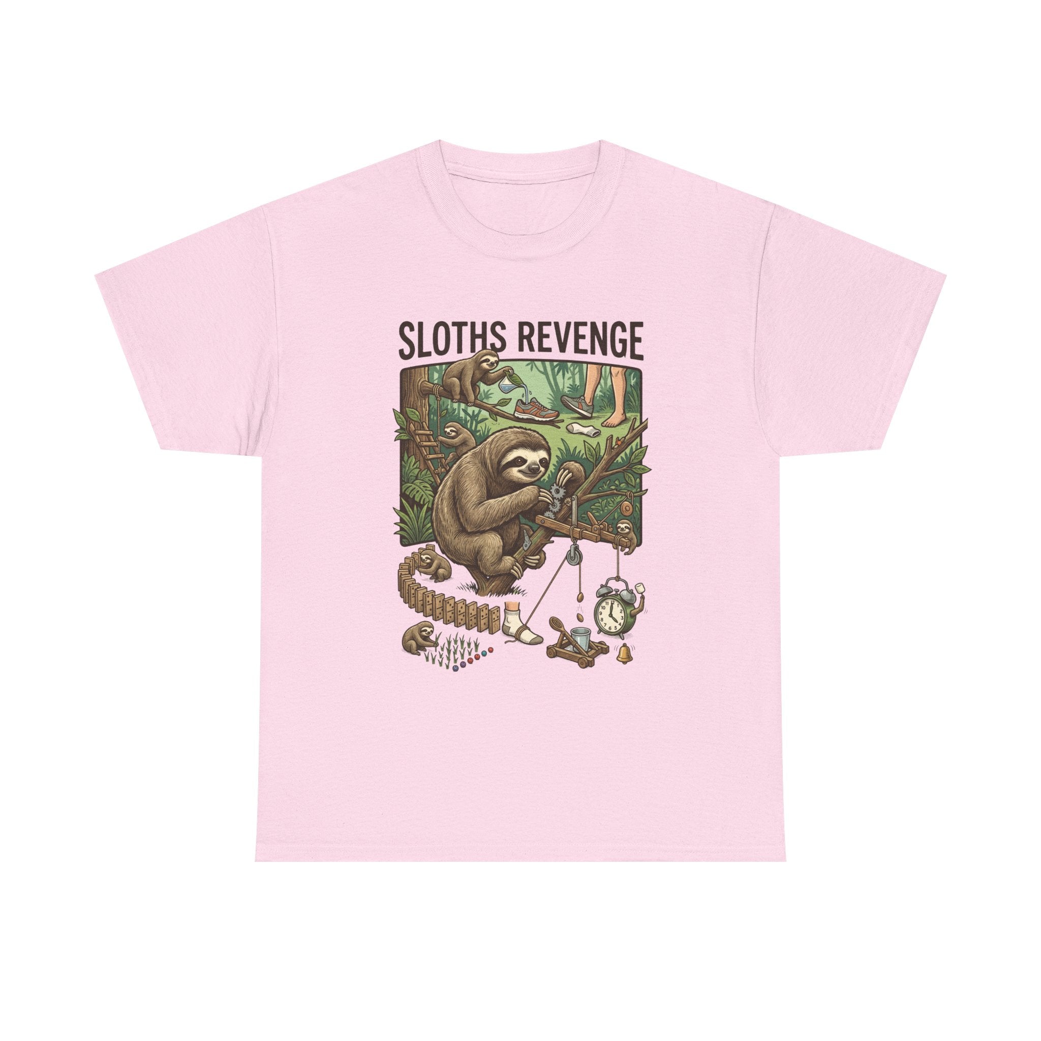 Sloths Revenge T-Shirt — Funny Retro Sloth Graphic Tee