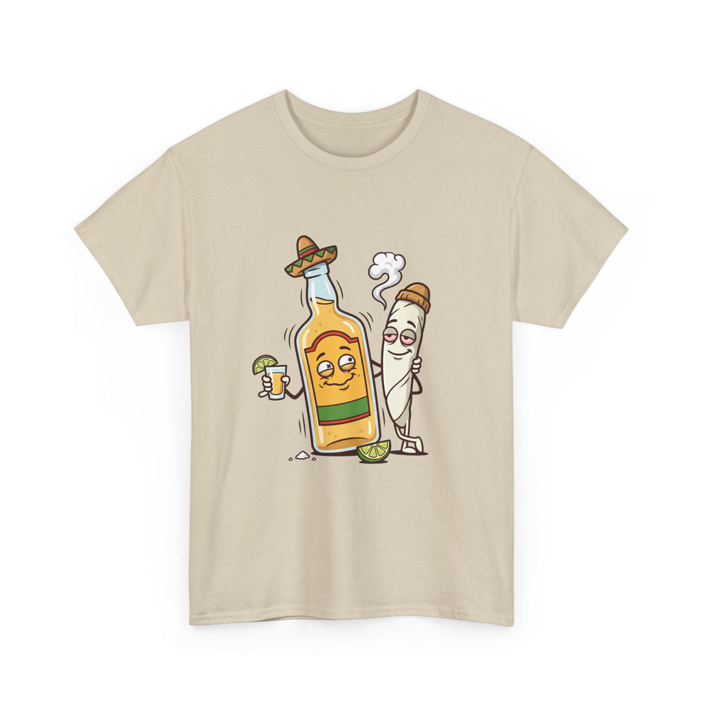Tequila & Joint Funny Graphic Tee