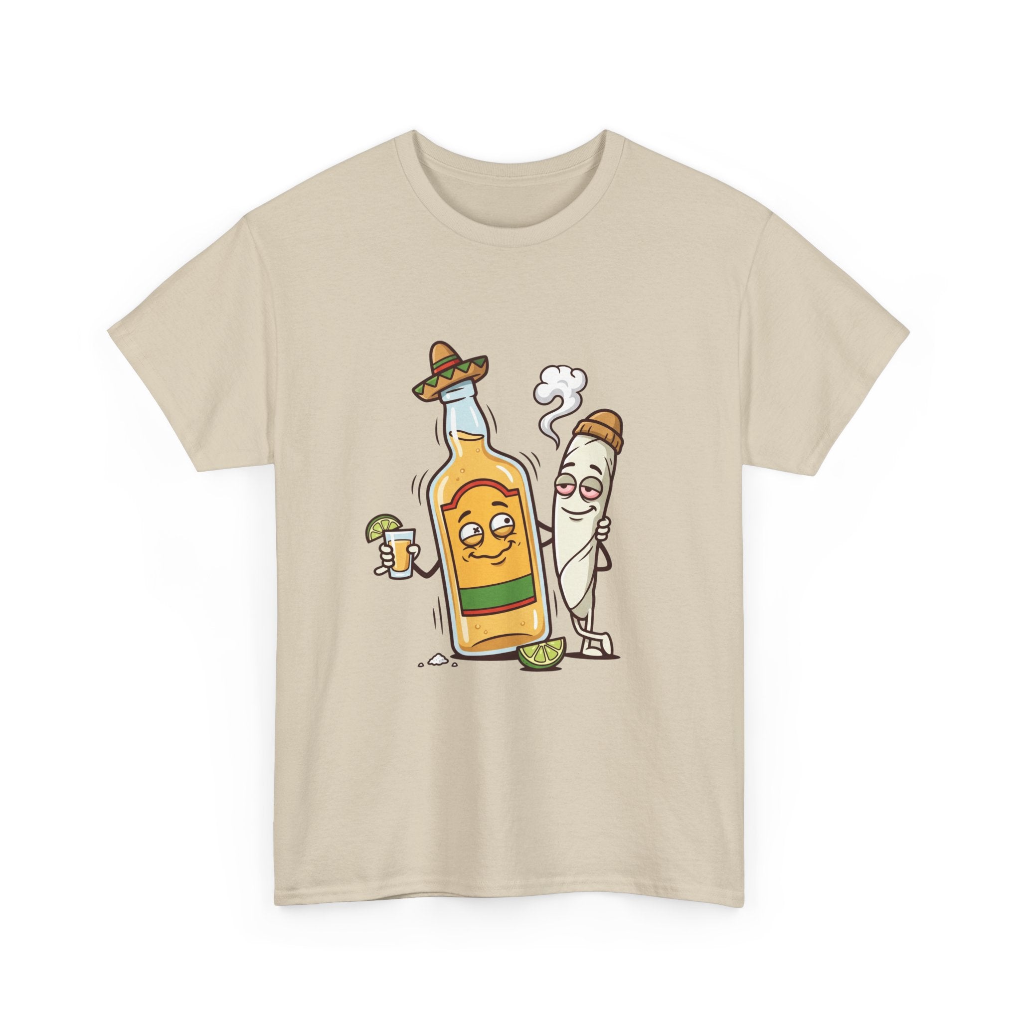 Tequila & Joint Funny Graphic Tee