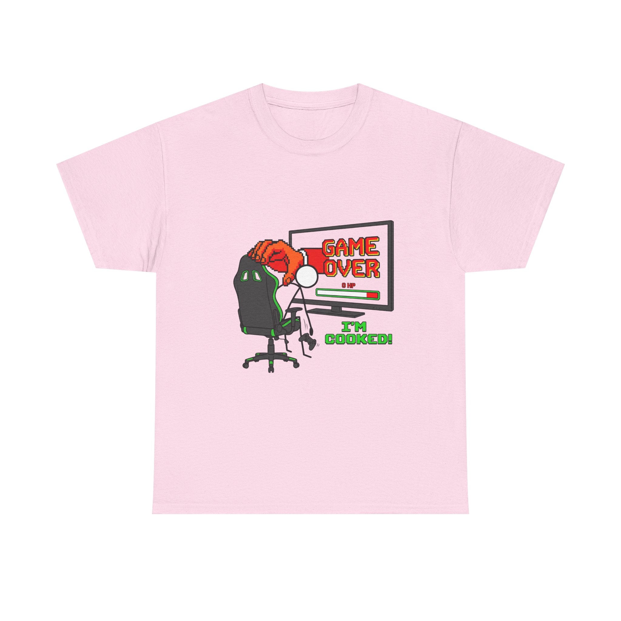 Gamer "Game Over I'm Cooked" T-Shirt