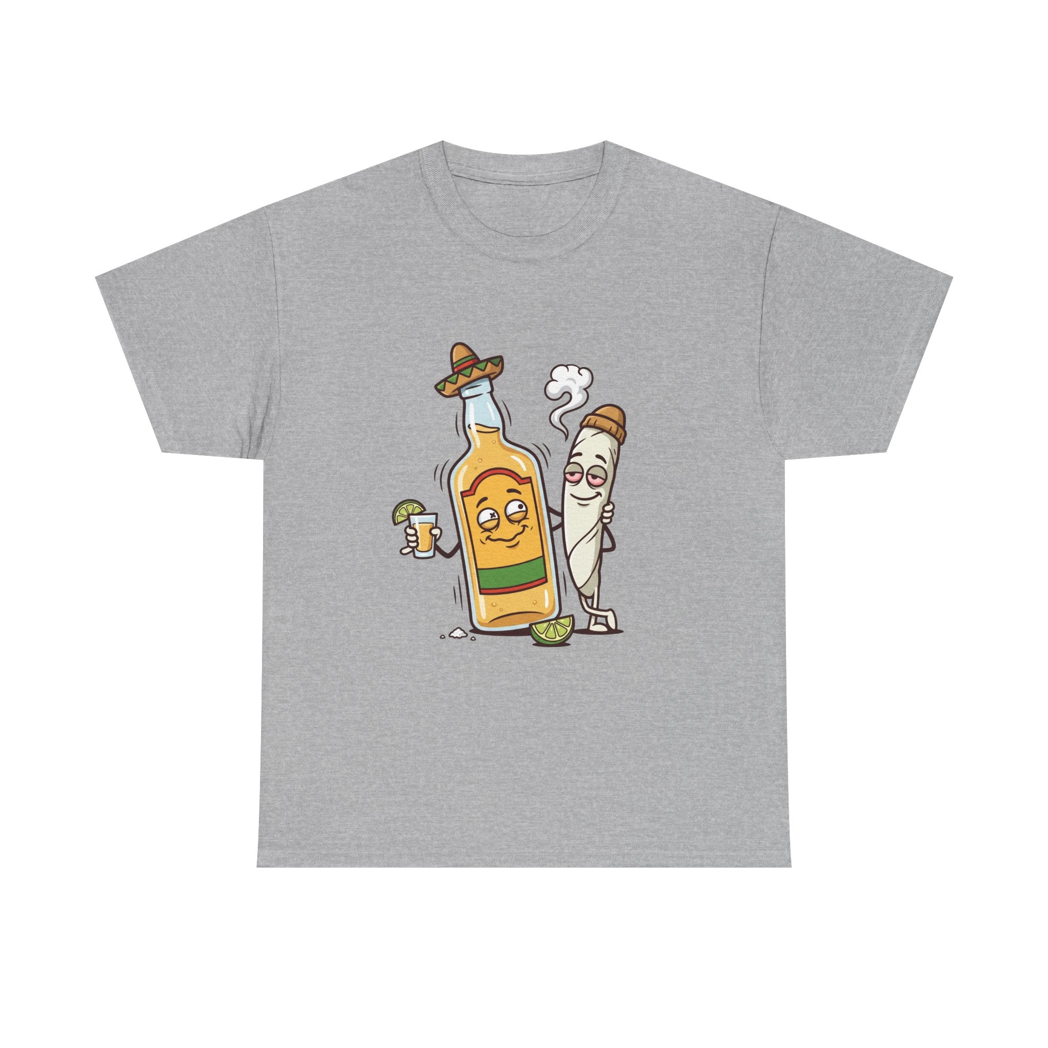 Tequila & Joint Funny Graphic Tee