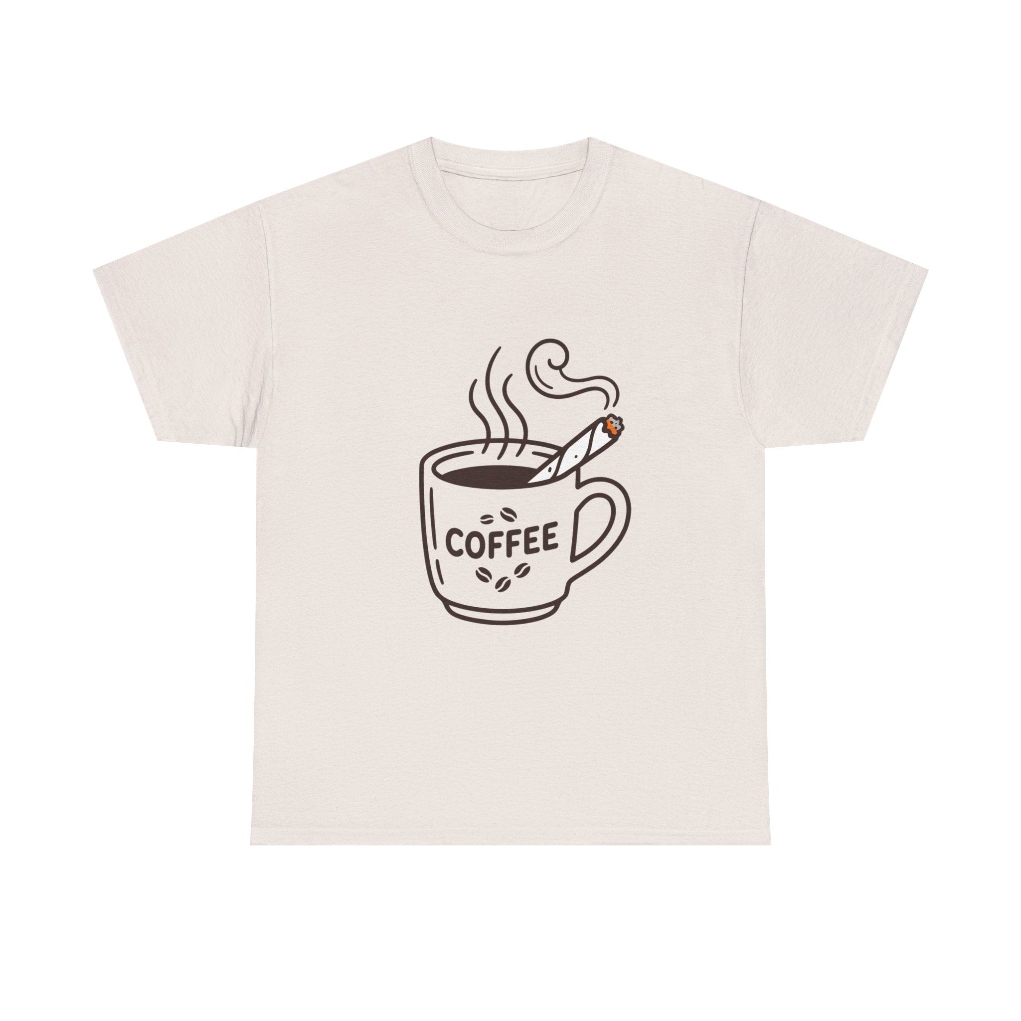 Coffee Cup T-Shirt — Cute Steaming Mug Graphic Tee