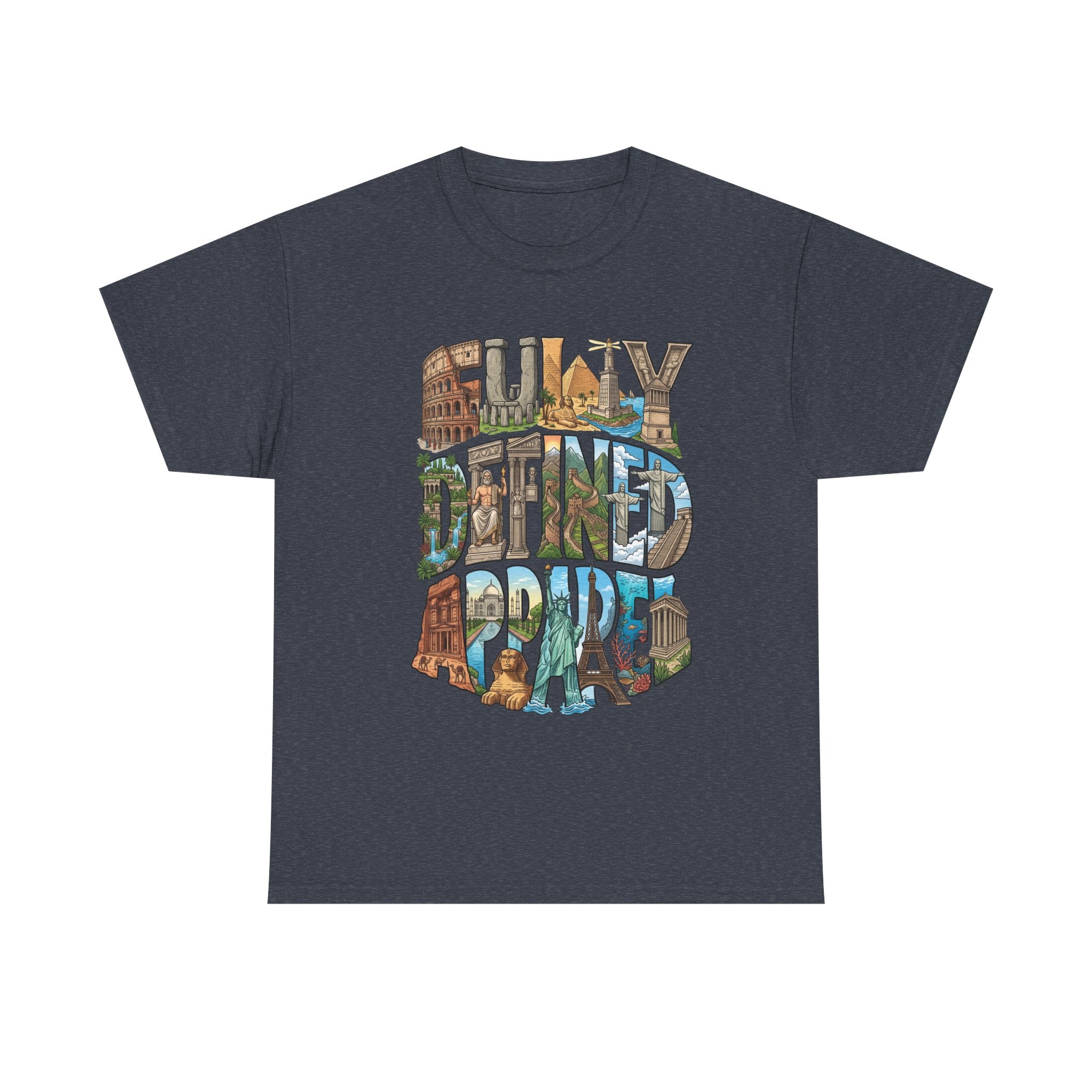 Fully Defined Apparel T‑Shirt — Retro Travel Illustration Tee