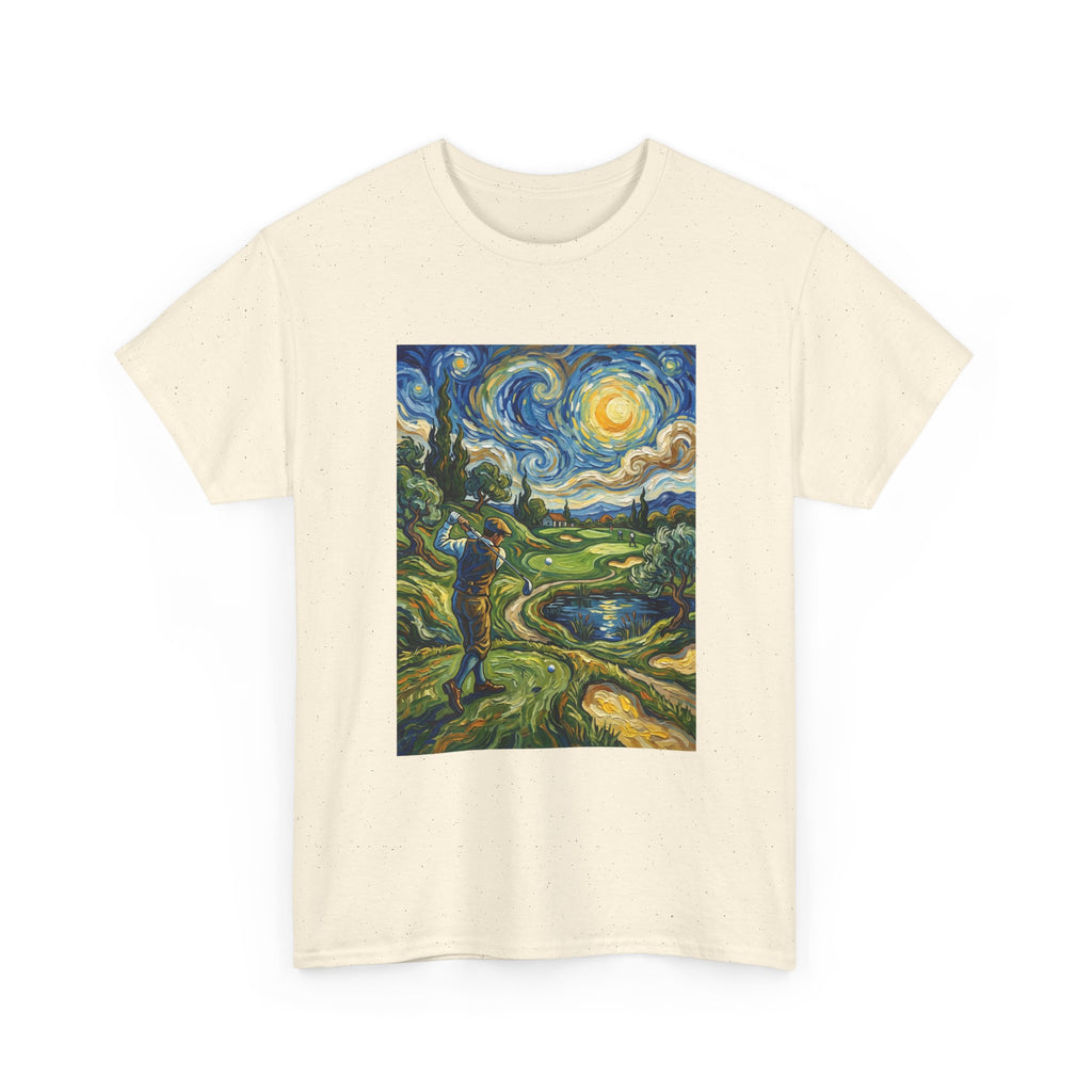 Golf Van Gogh Style T-Shirt — Starry Night Golf Artwork Tee