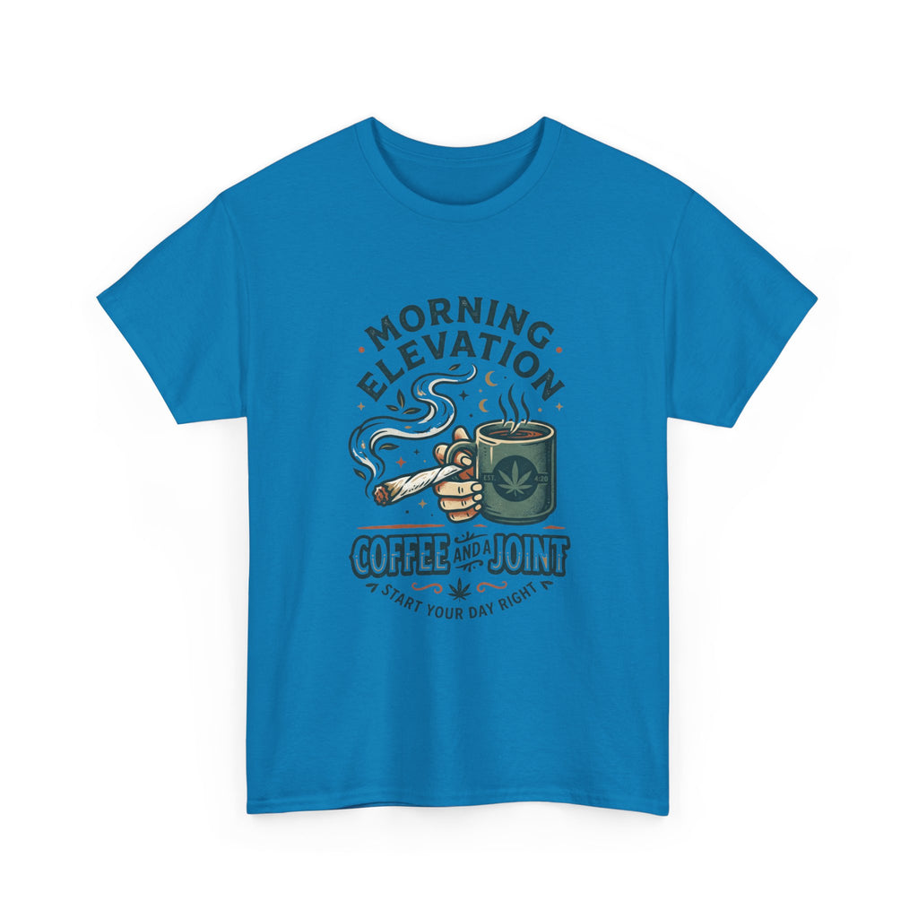 Coffee & Joint T-Shirt — Morning Elevation Graphic Tee