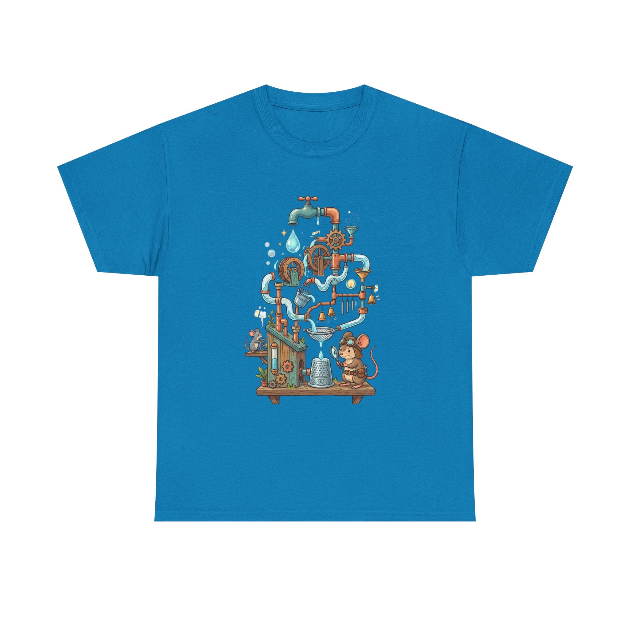 Water Machine T-Shirt — Cute Mouse Contraption Tee