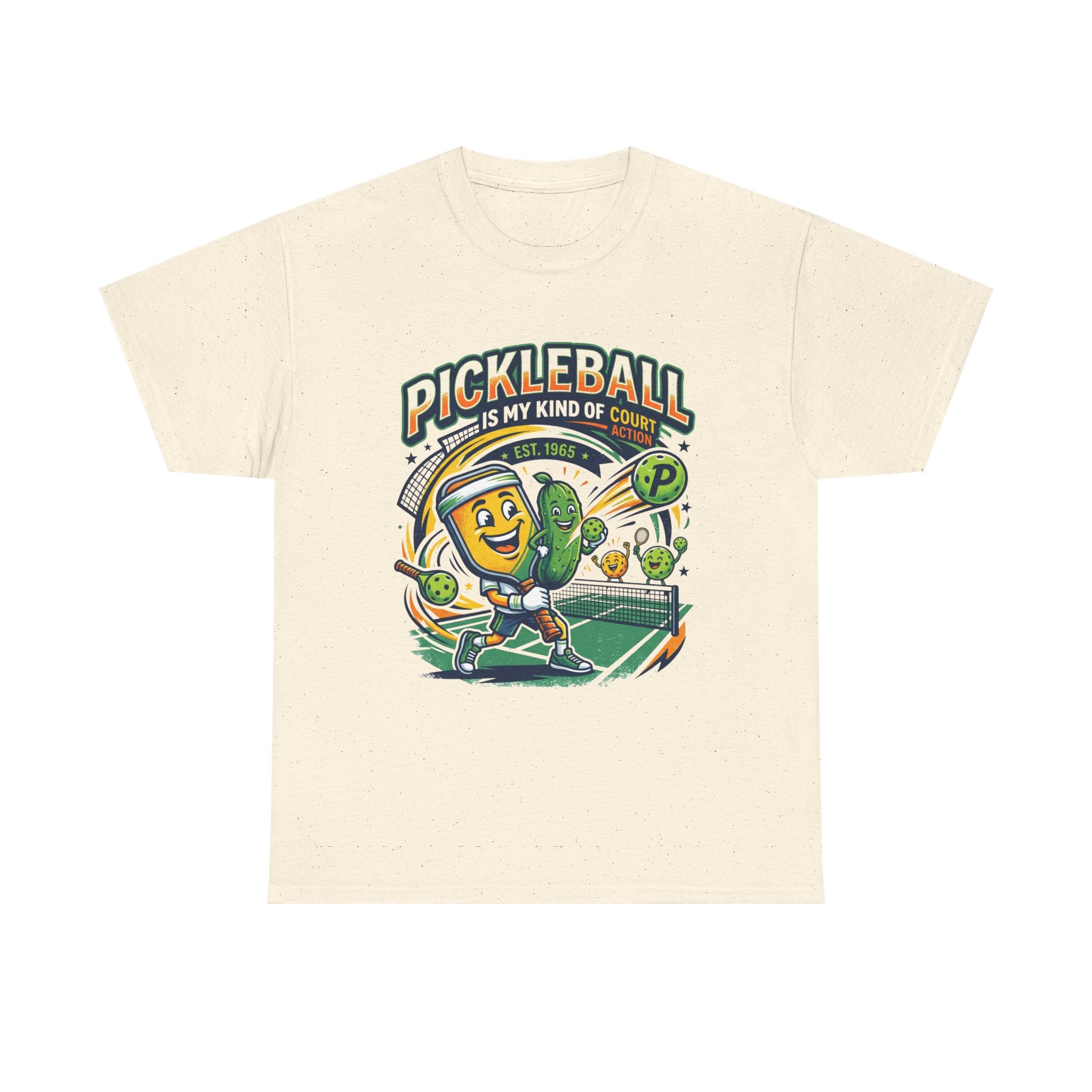 Pickleball Is My Kind of Court T‑Shirt — Funny Pickle Paddle & Dink Graphic Tee
