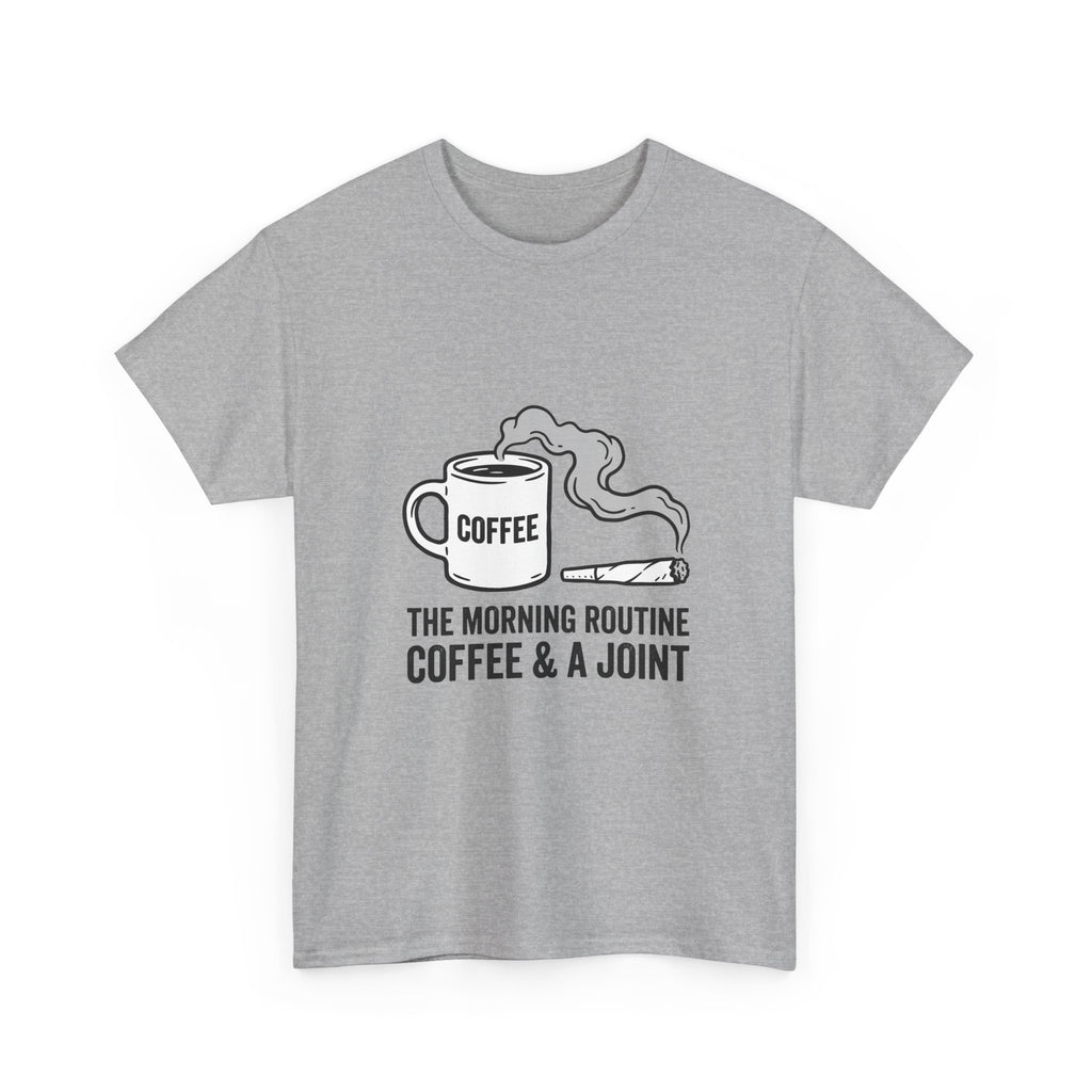 Coffee & A Joint T-Shirt — The Morning Routine Graphic Tee