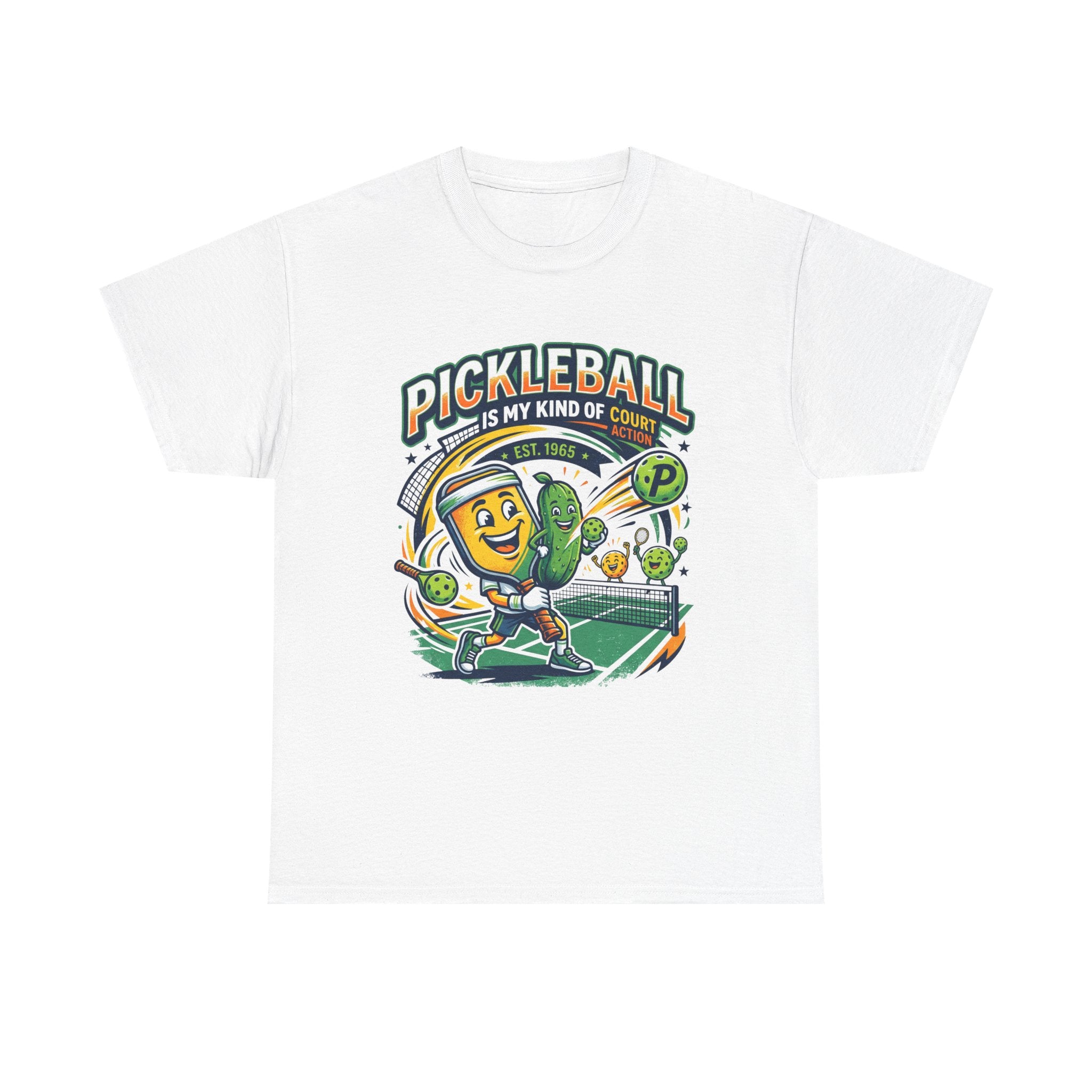 Pickleball Is My Kind of Court T‑Shirt — Funny Pickle Paddle & Dink Graphic Tee