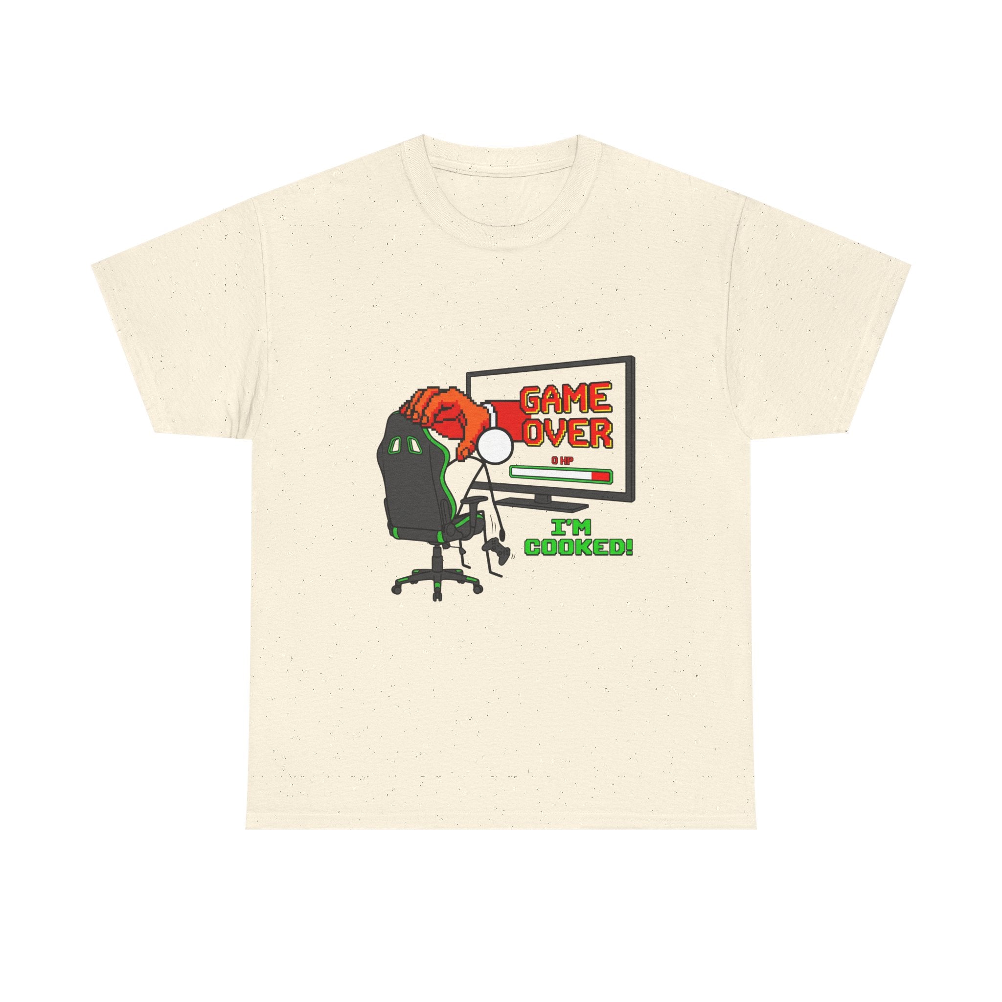 Gamer "Game Over I'm Cooked" T-Shirt