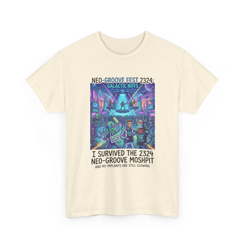 Neo-Groove Fest 2324 Tee — "I Survived the 2324 Neo-Groove Moshpit" Concert T-Shirt