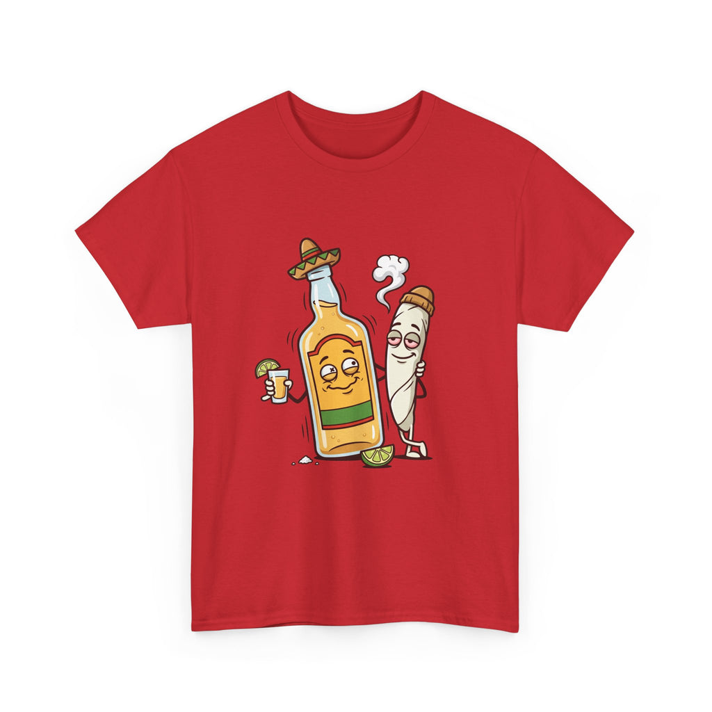 Tequila & Joint Funny Graphic Tee