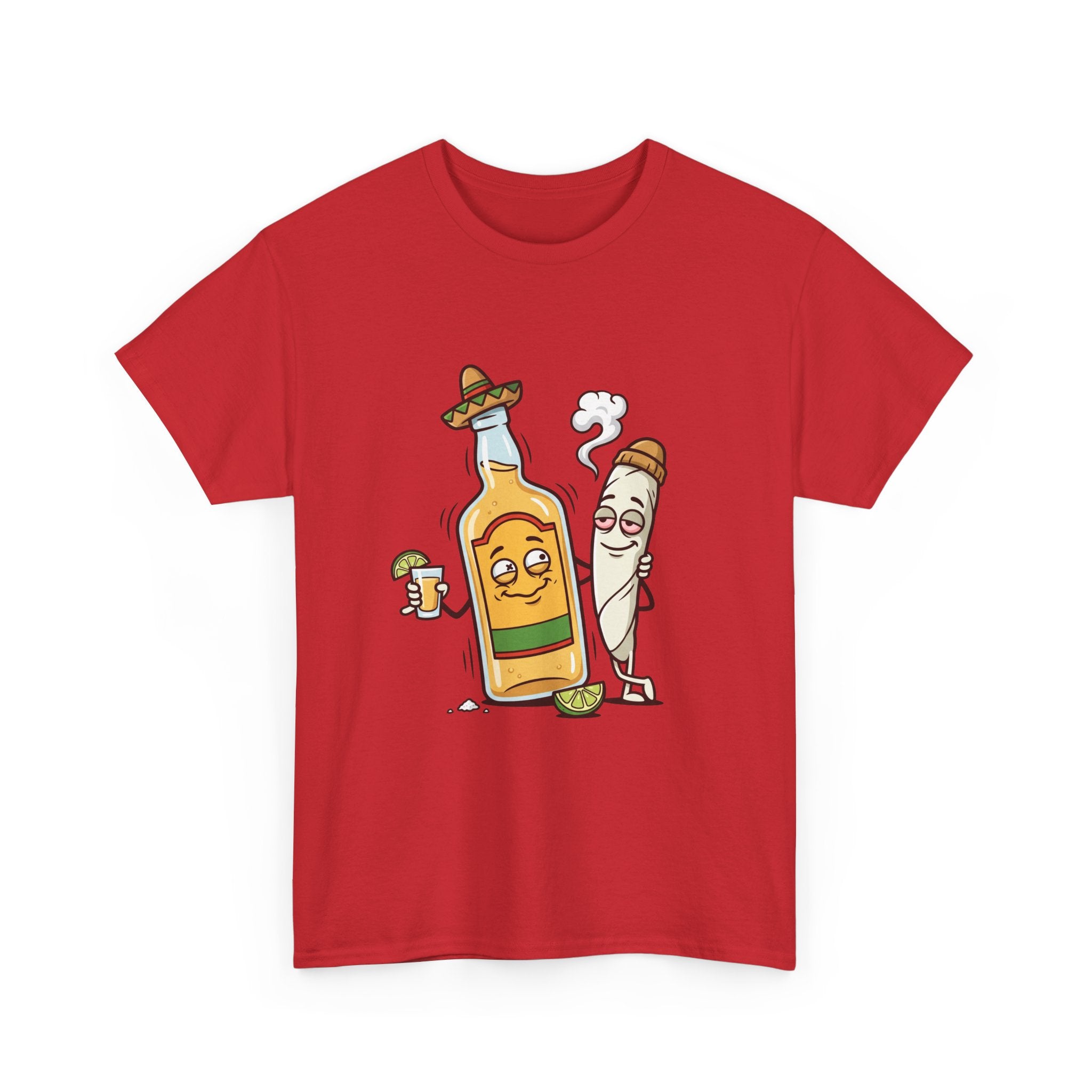 Tequila & Joint Funny Graphic Tee