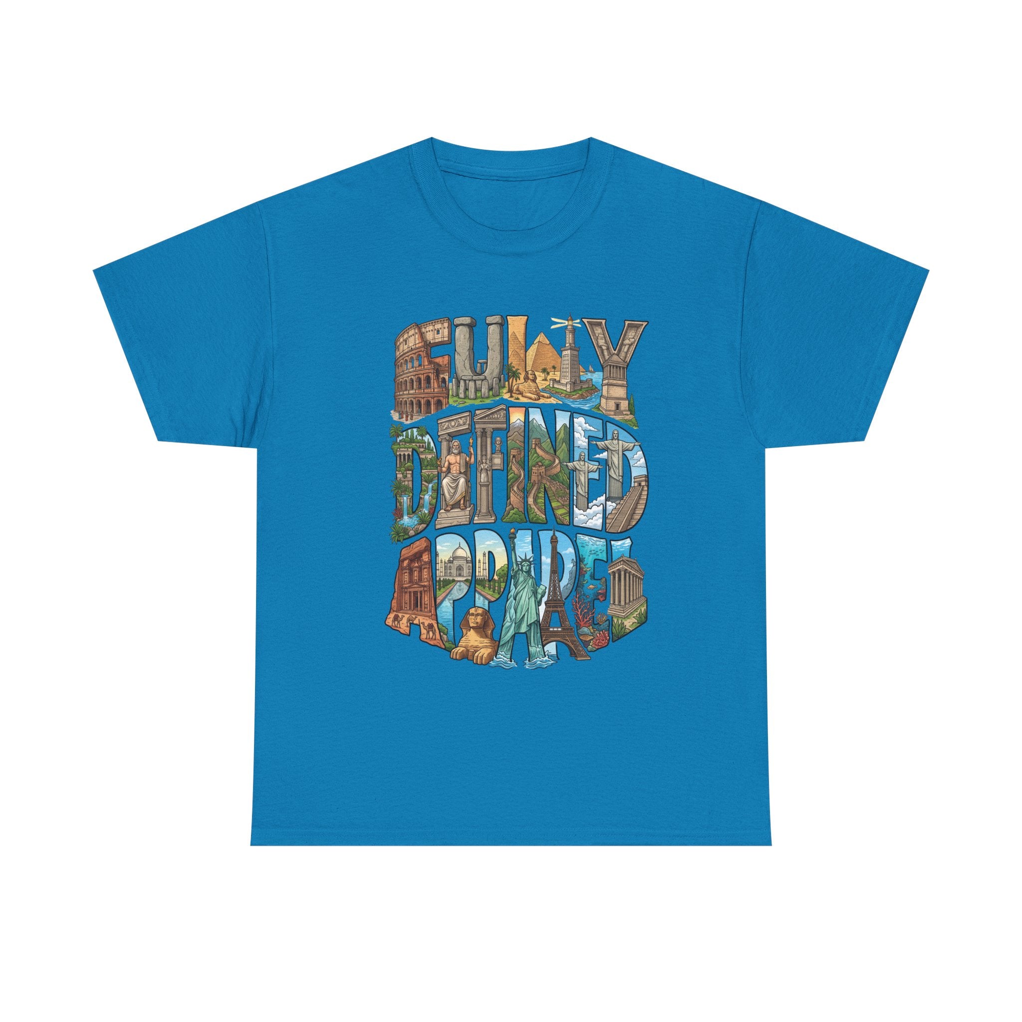 Fully Defined Apparel T‑Shirt — Retro Travel Illustration Tee