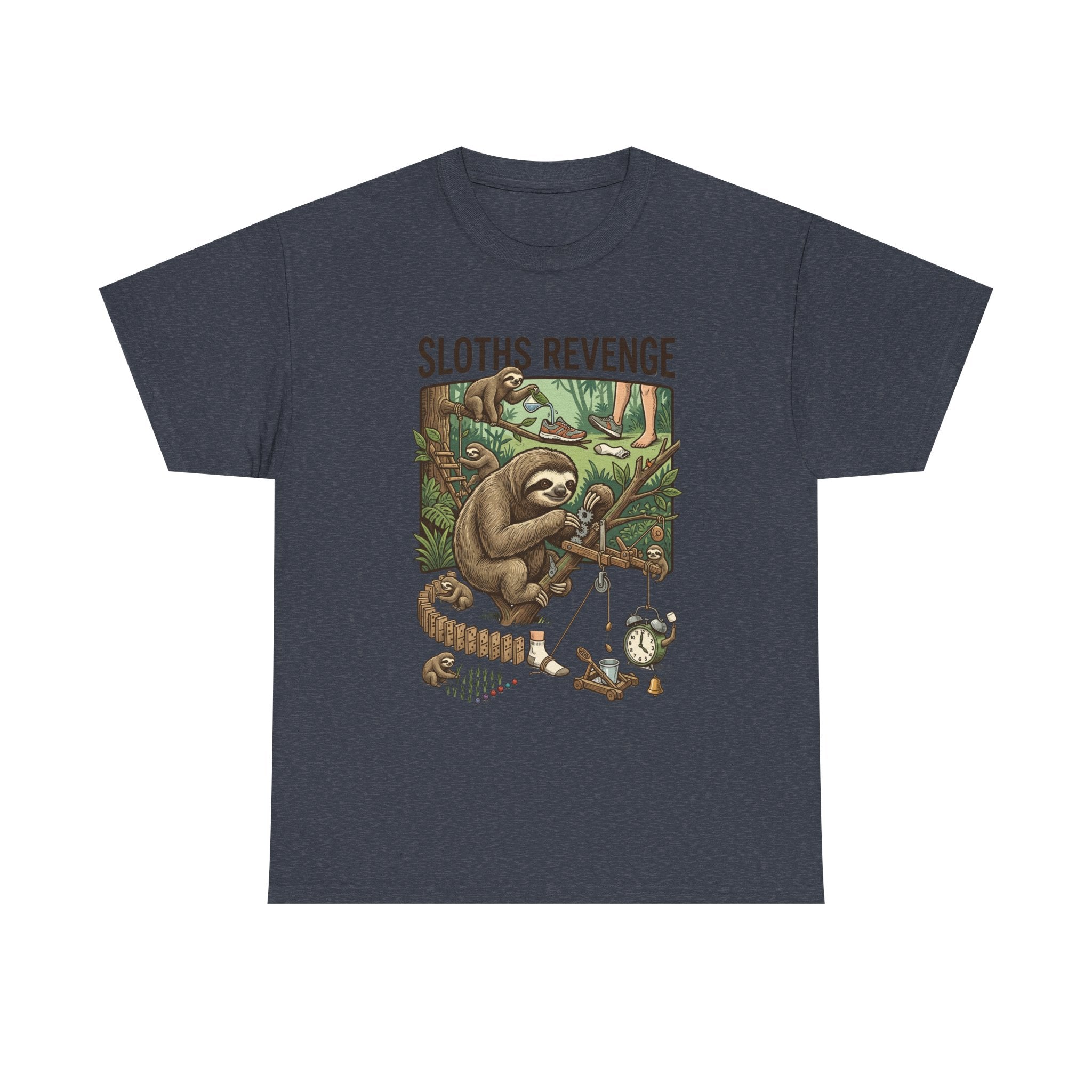 Sloths Revenge T-Shirt — Funny Retro Sloth Graphic Tee