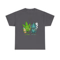 A Tequila & Cannabis Buds Friends T-Shirt — Funny Weed/Agave Leaf & Joint Graphic Tee
