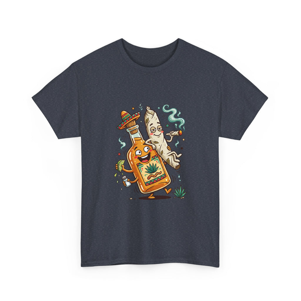 1 Tequila & Taco Dancing T‑Shirt — Funny Mexican Food Party Tee