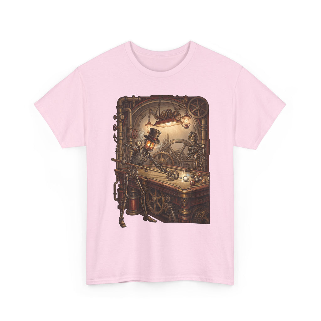 Steampunk Billiards T-Shirt – Vintage Pool Illustration