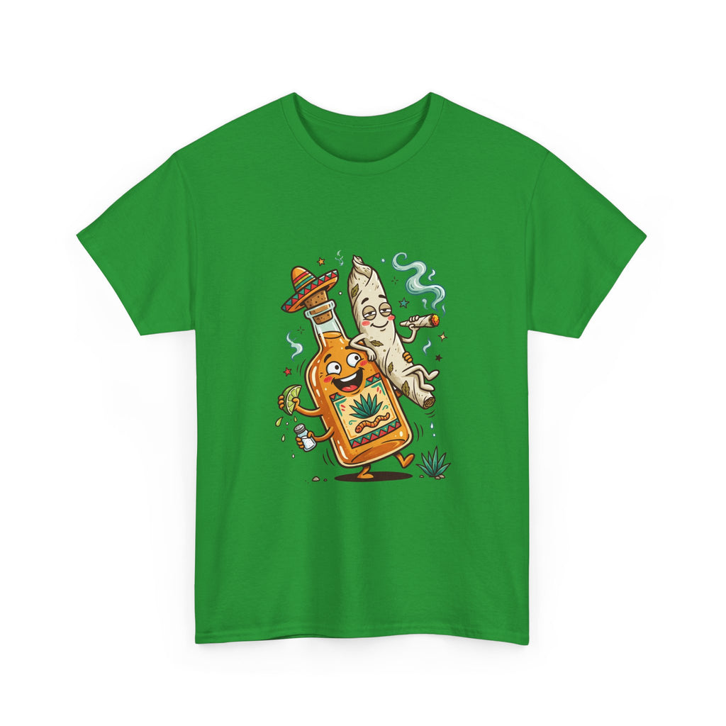 1 Tequila & Taco Dancing T‑Shirt — Funny Mexican Food Party Tee