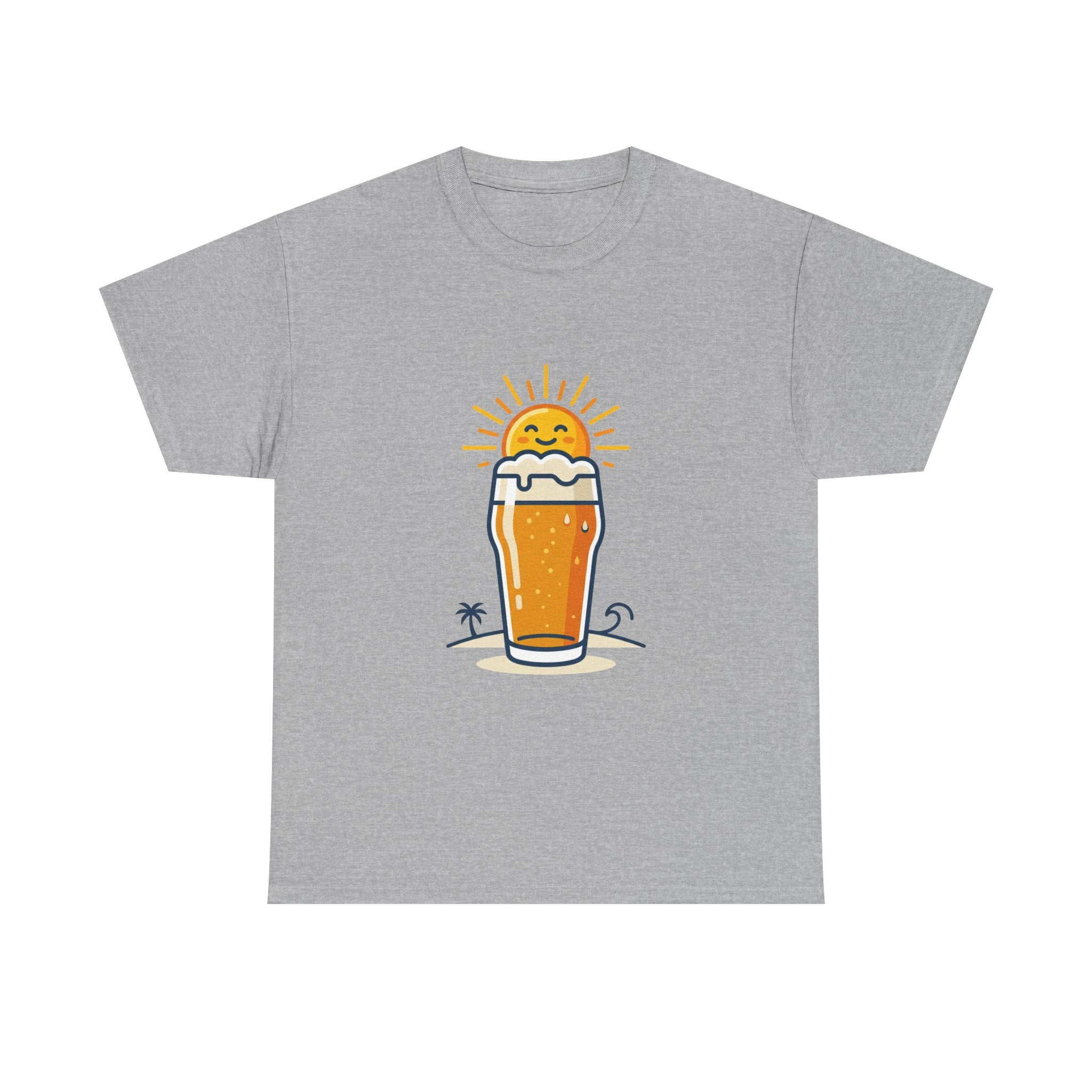 Beer Sun Tee — Sunny Beach Beer Graphic T-Shirt