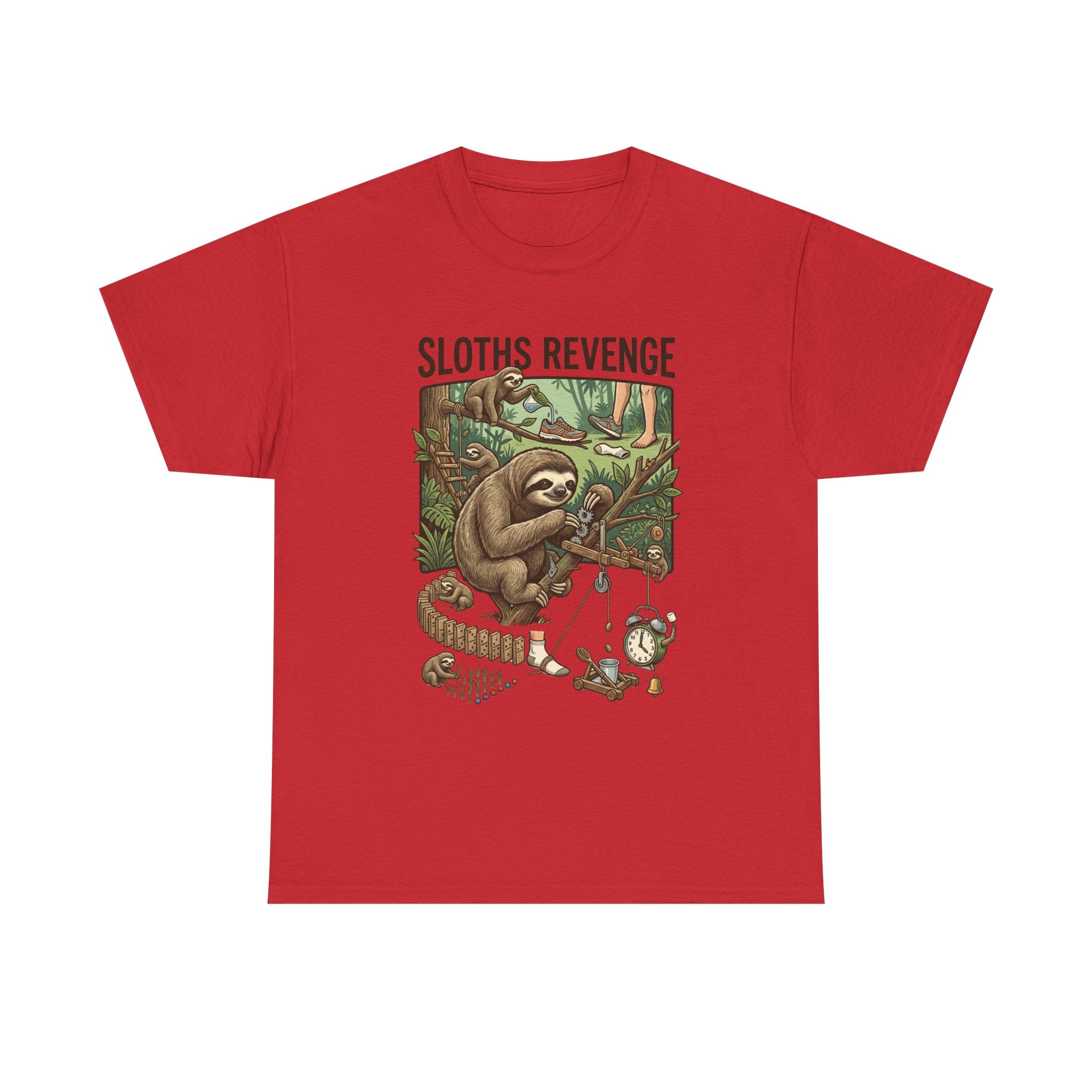 Sloths Revenge T-Shirt — Funny Retro Sloth Graphic Tee