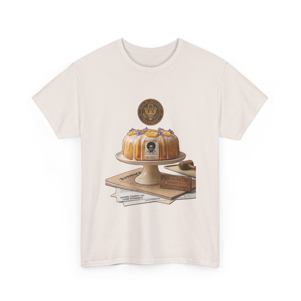 Lemon Pound Cake T‑Shirt — Vintage Baking Illustration Tee