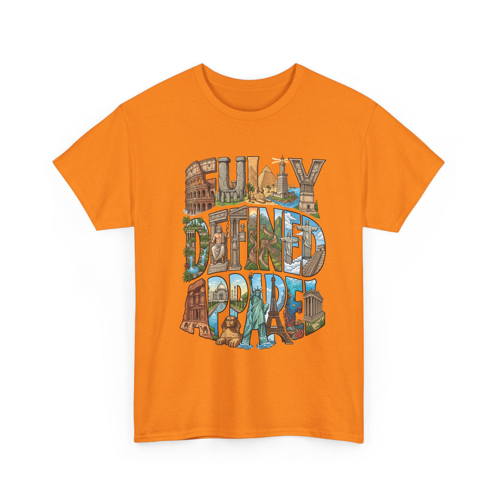 Fully Defined Apparel T‑Shirt — Retro Travel Illustration Tee