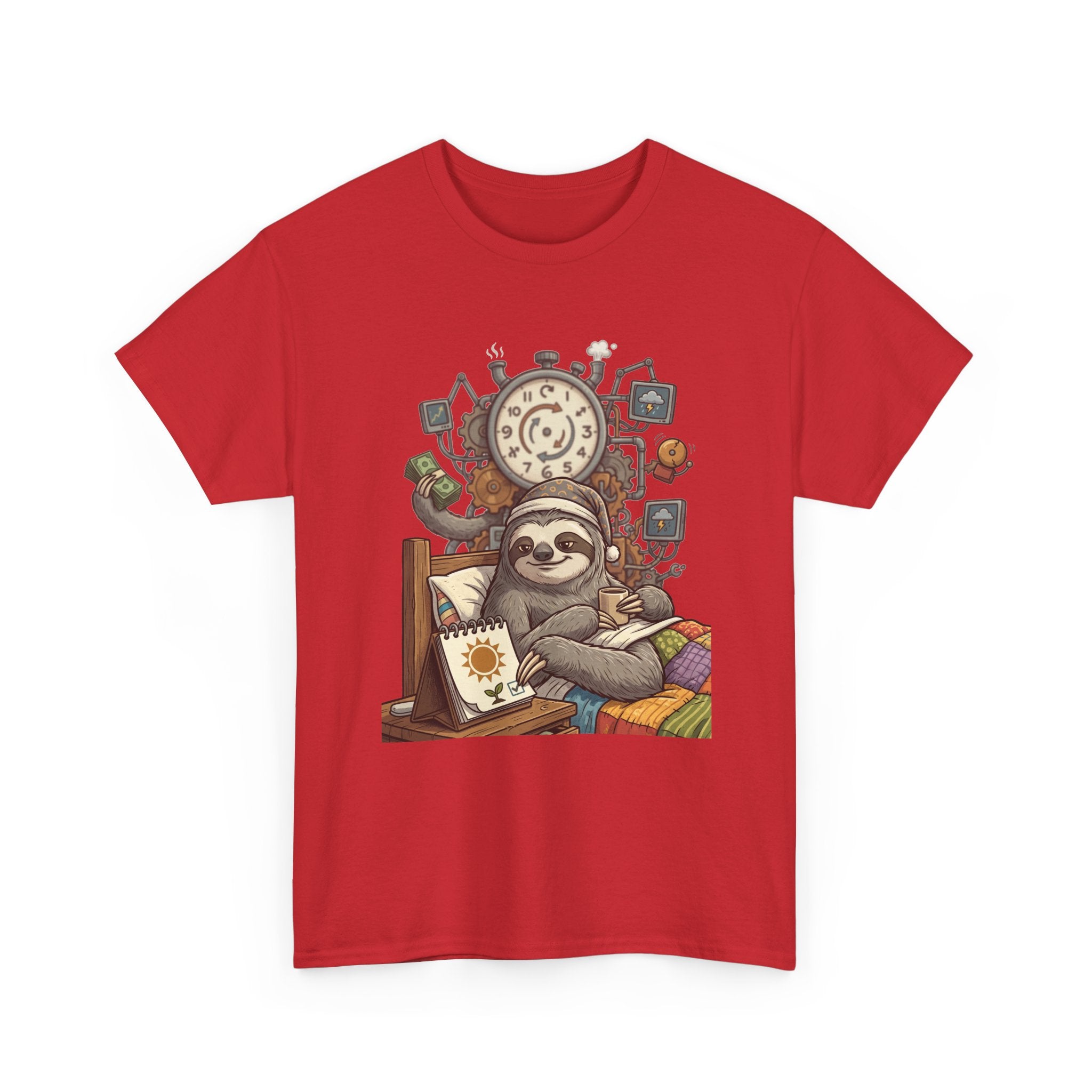 Sloth Cozy Vibes T‑Shirt