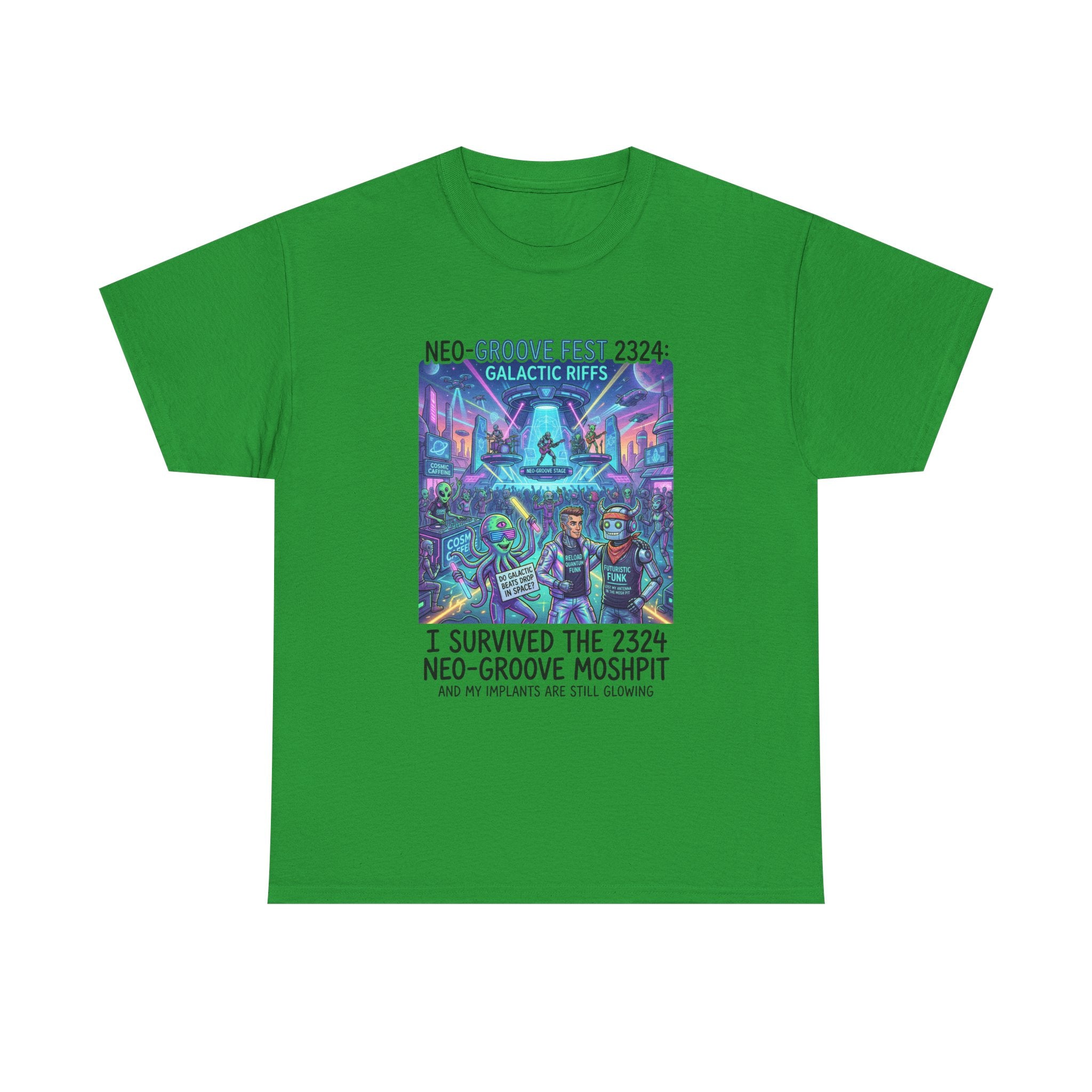 Neo-Groove Fest 2324 Tee — "I Survived the 2324 Neo-Groove Moshpit" Concert T-Shirt