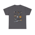 E=mc2 Cartoon Science T-Shirt — Funny Physics Diagram Tee for Students & Teachers