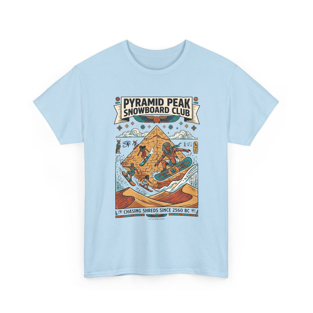 Snowboard Club Graphic Tee — "Pyramid Peak Snowboard Club" Vintage Winter Shirt