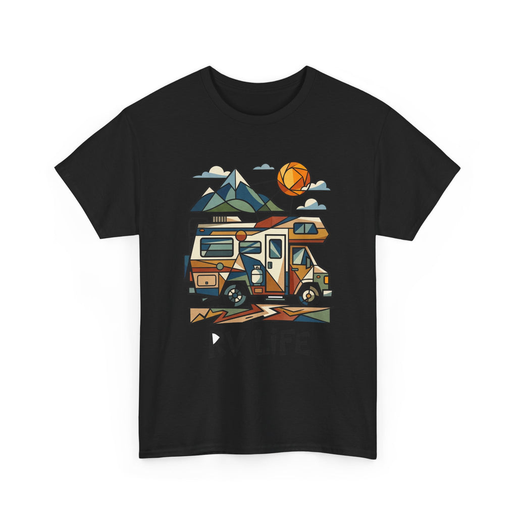 RV Life T‑Shirt — Vintage Camper Graphic Tee for RVers & Road Trip Lovers