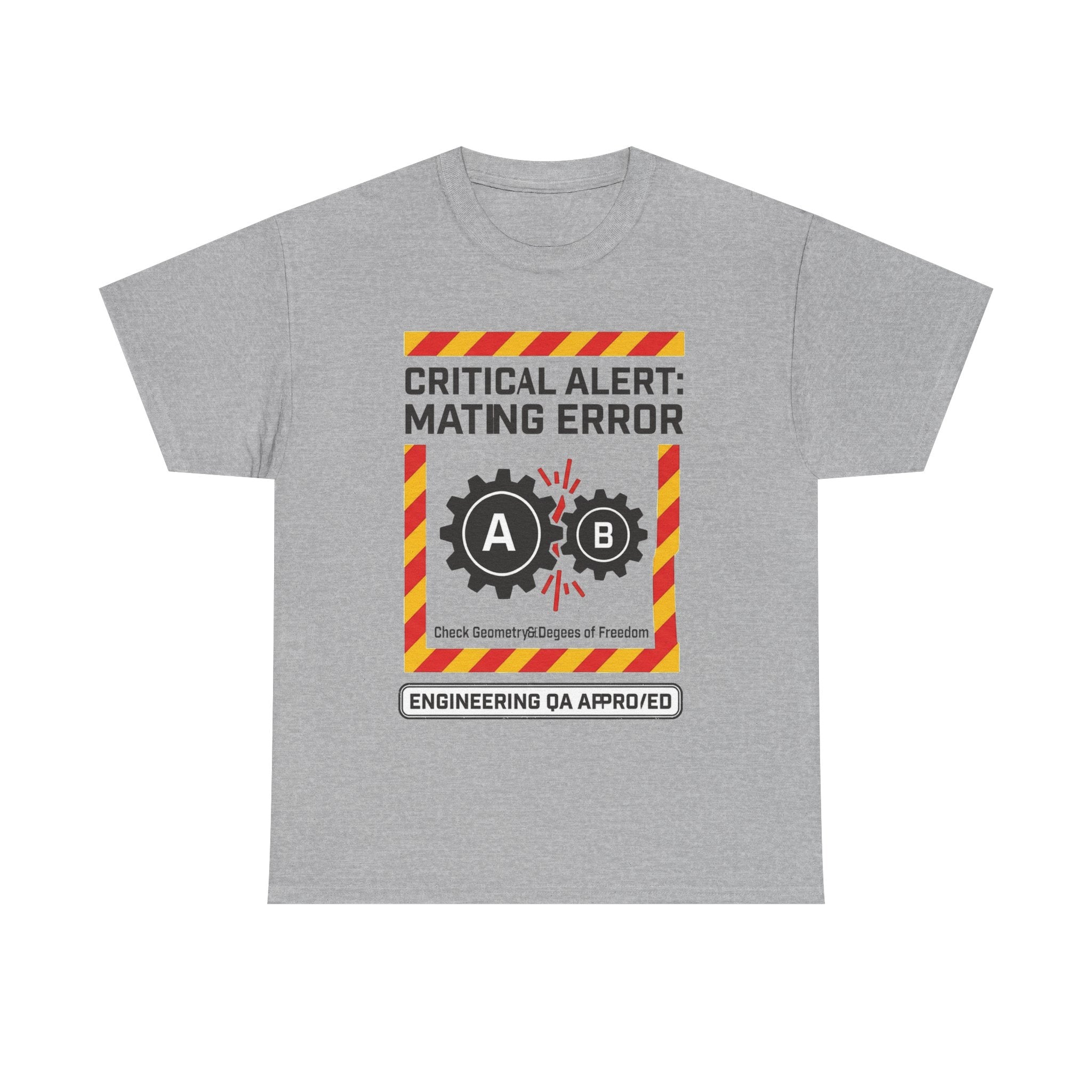 Mating Error T‑Shirt — Funny Engineering QA Alert Tee