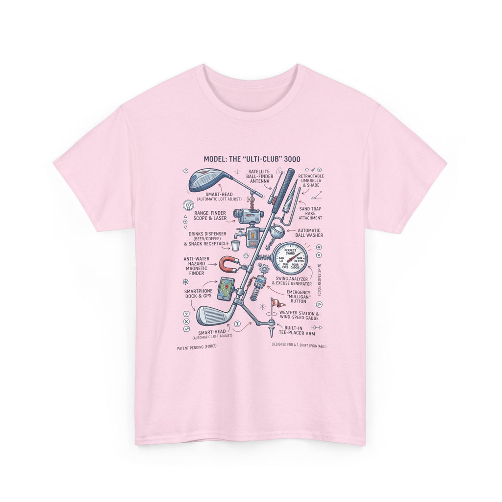 T-Shirt — Golf Club Diagram Vintage Schematic Tee