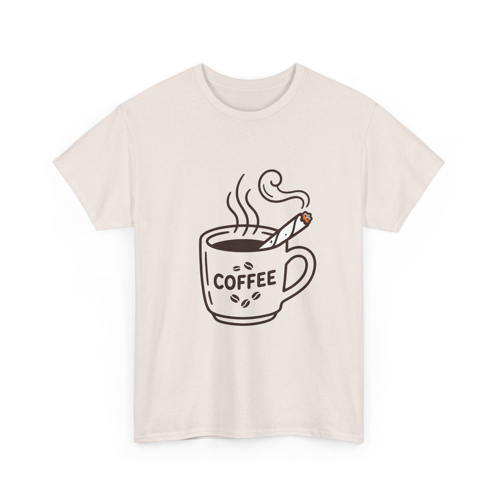 Coffee Cup T-Shirt — Cute Steaming Mug Graphic Tee