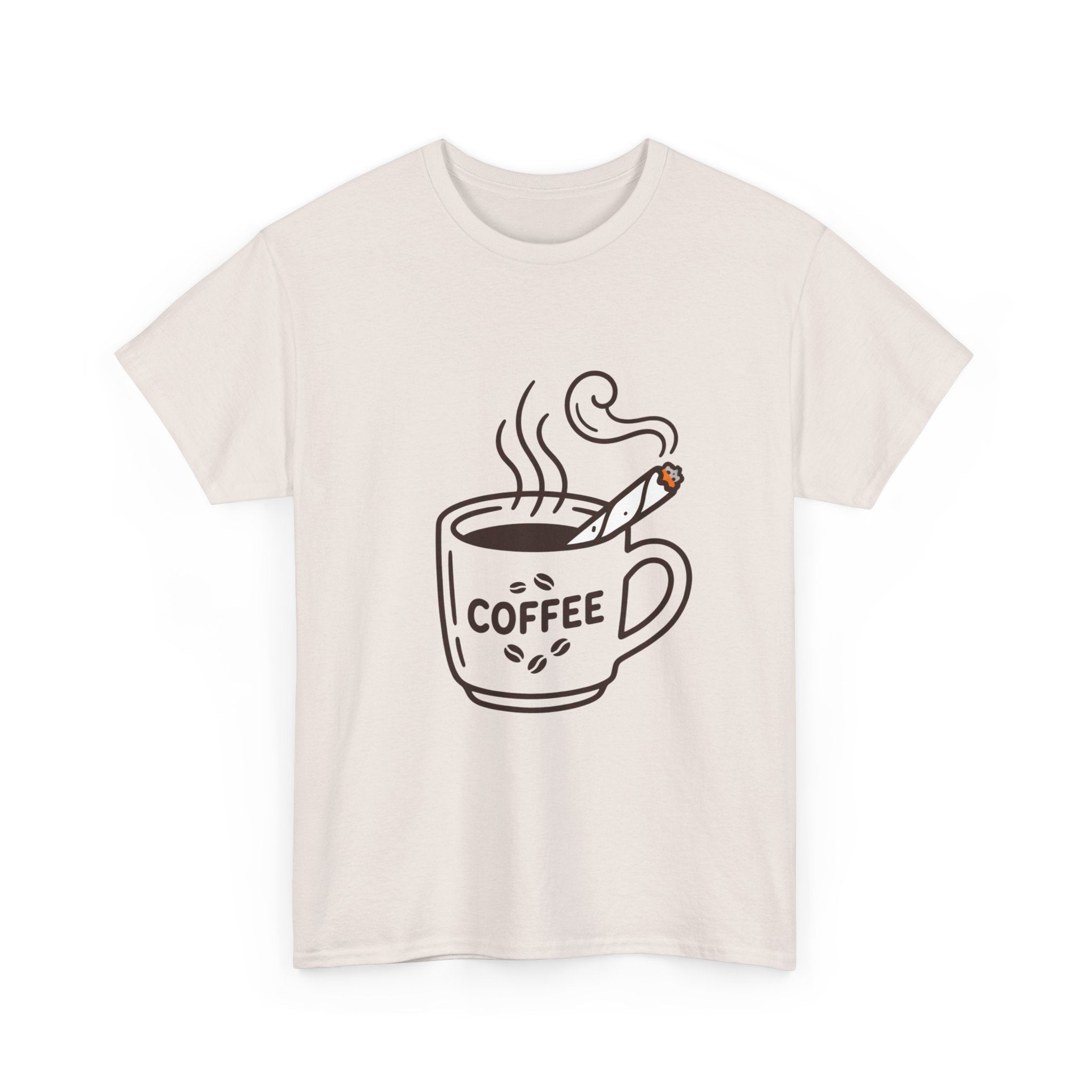 Coffee Cup T-Shirt — Cute Steaming Mug Graphic Tee