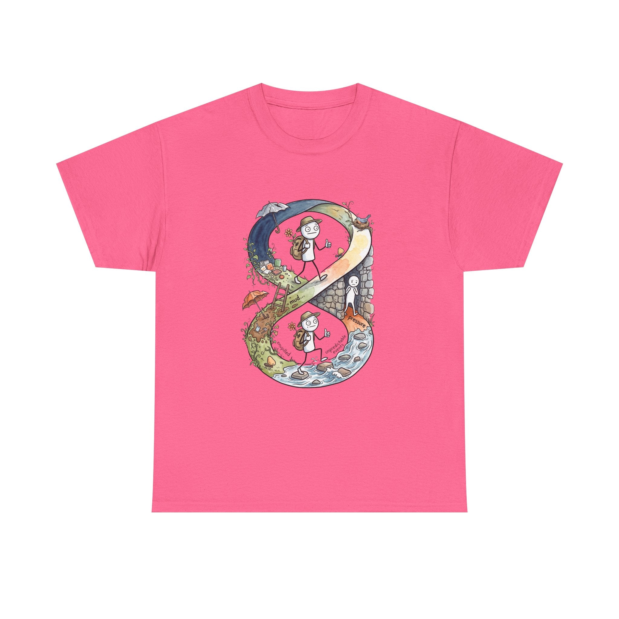 a Infinity Hiking Tee — Day & Night Nature Adventure Graphic T-Shirt