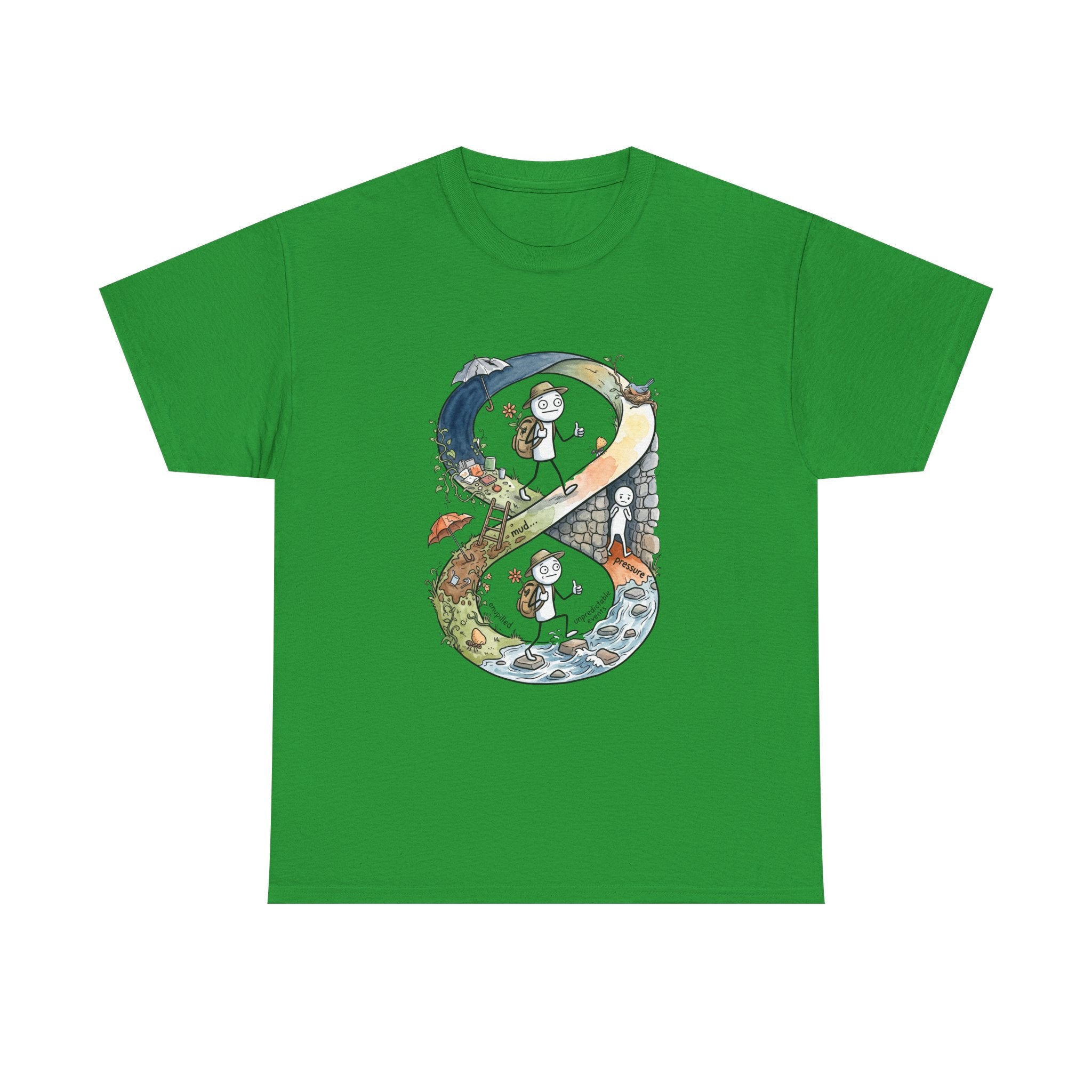 a Infinity Hiking Tee — Day & Night Nature Adventure Graphic T-Shirt