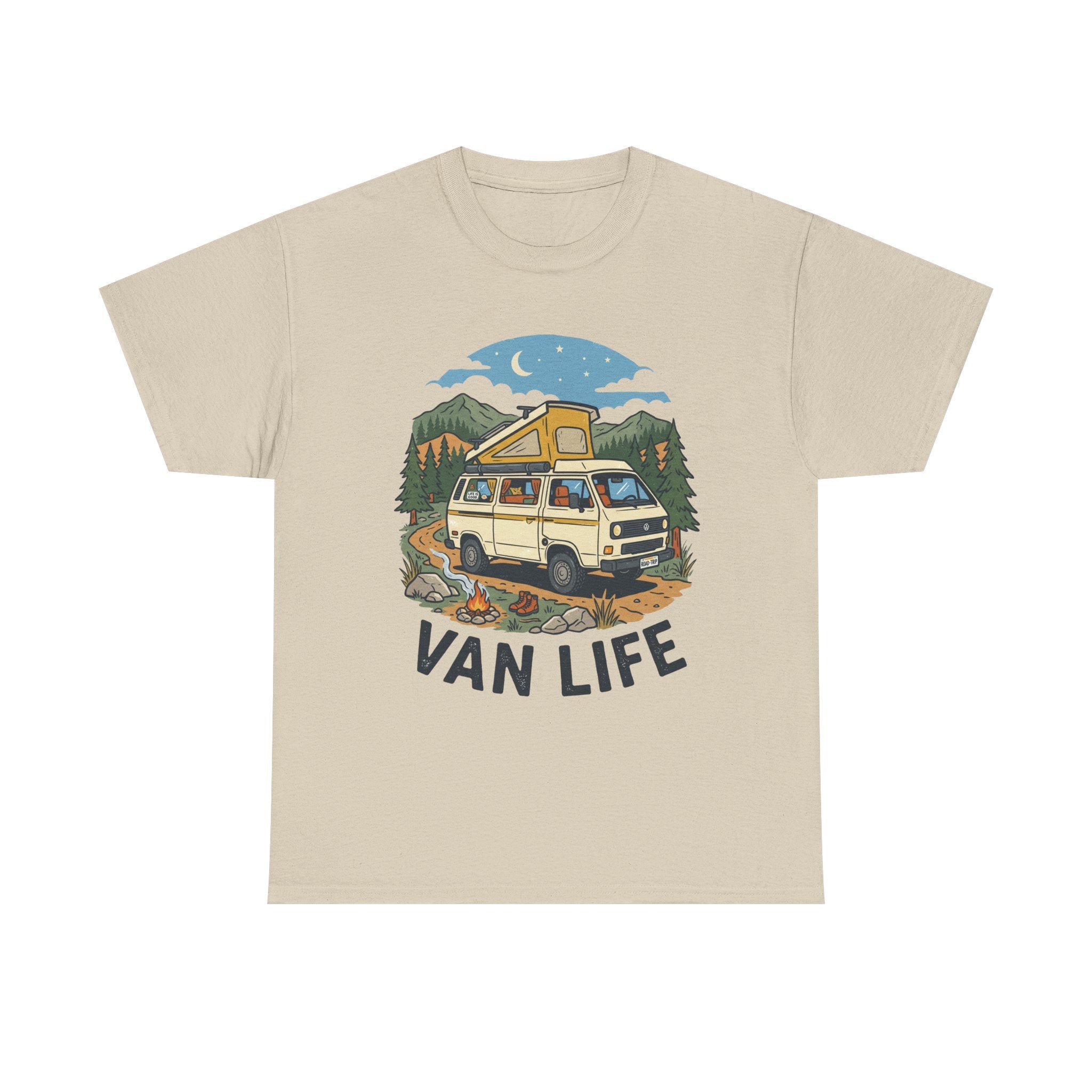 Van Life Tee — Vintage Camper Graphic T-Shirt