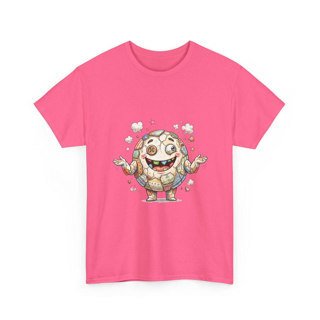 T-Shirt — Cute Kawaii Mosaic Egg Character Illustration Tee