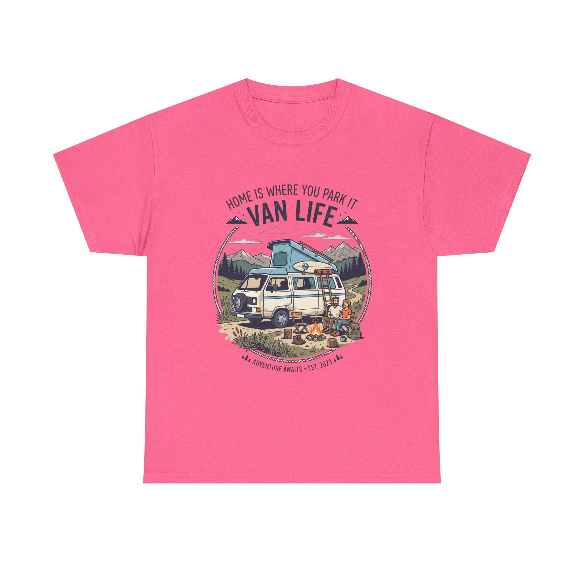 Van Life T-Shirt — "Home Is Where You Park It" Adventure Tee